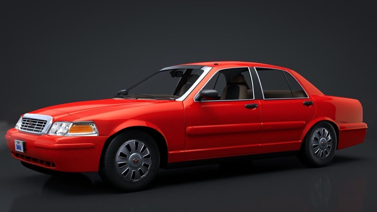 City Car C4D Rigged 3D model_2