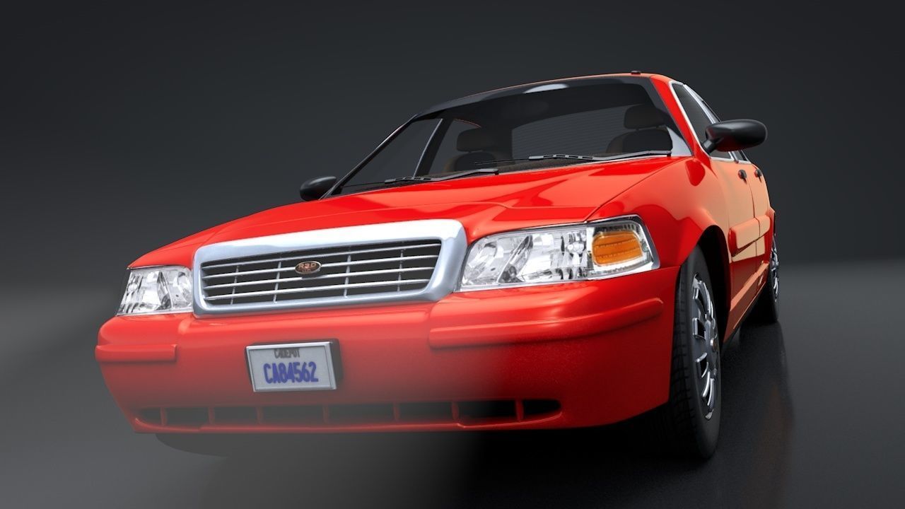City Car C4D Rigged 3D model_1