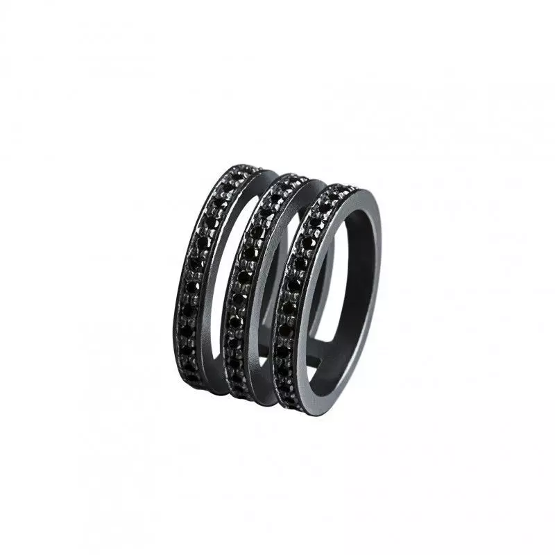 Hoops Ring 3 Hoops 3D print model