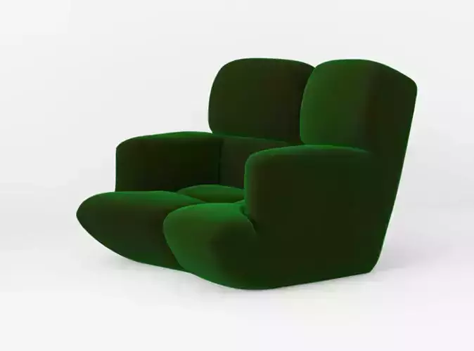 Velvet chair