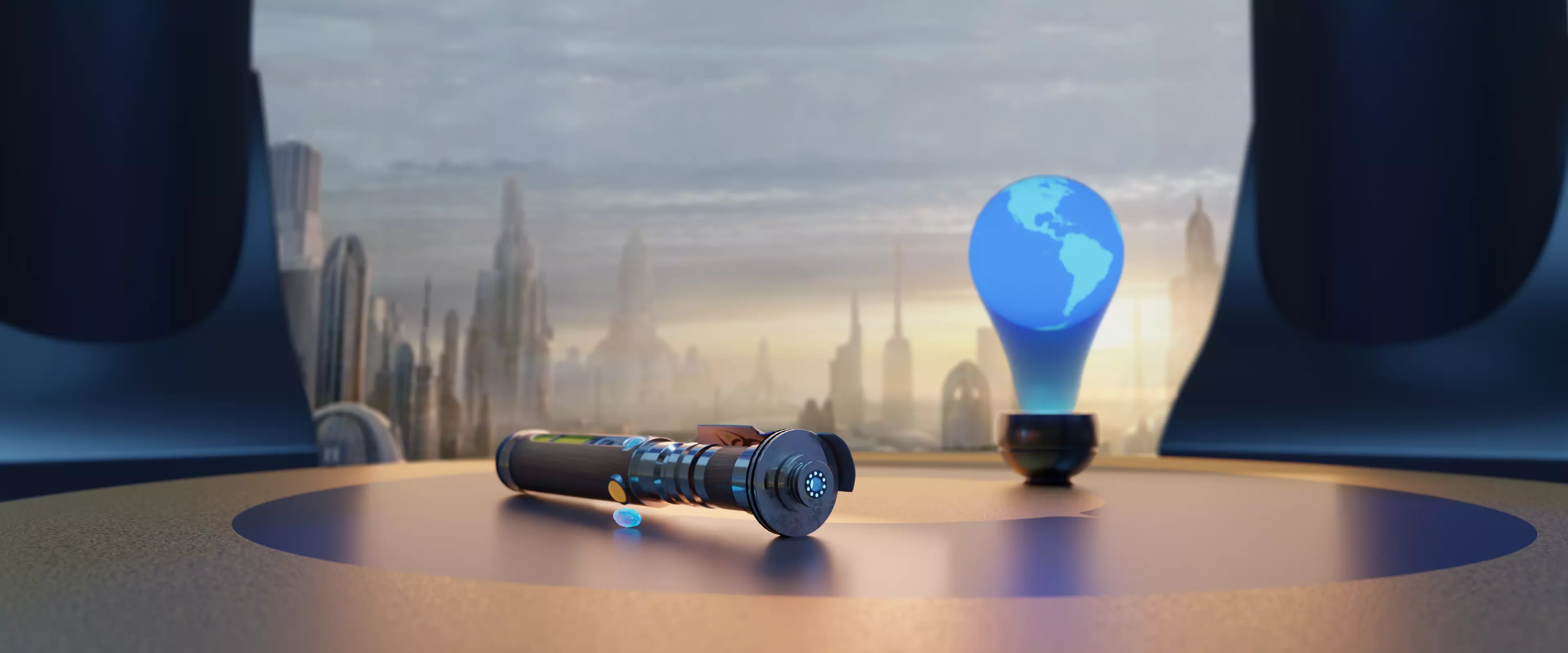 Light saber Free 3D model