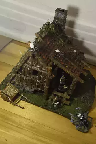Logcabin warhammer house 3D print model