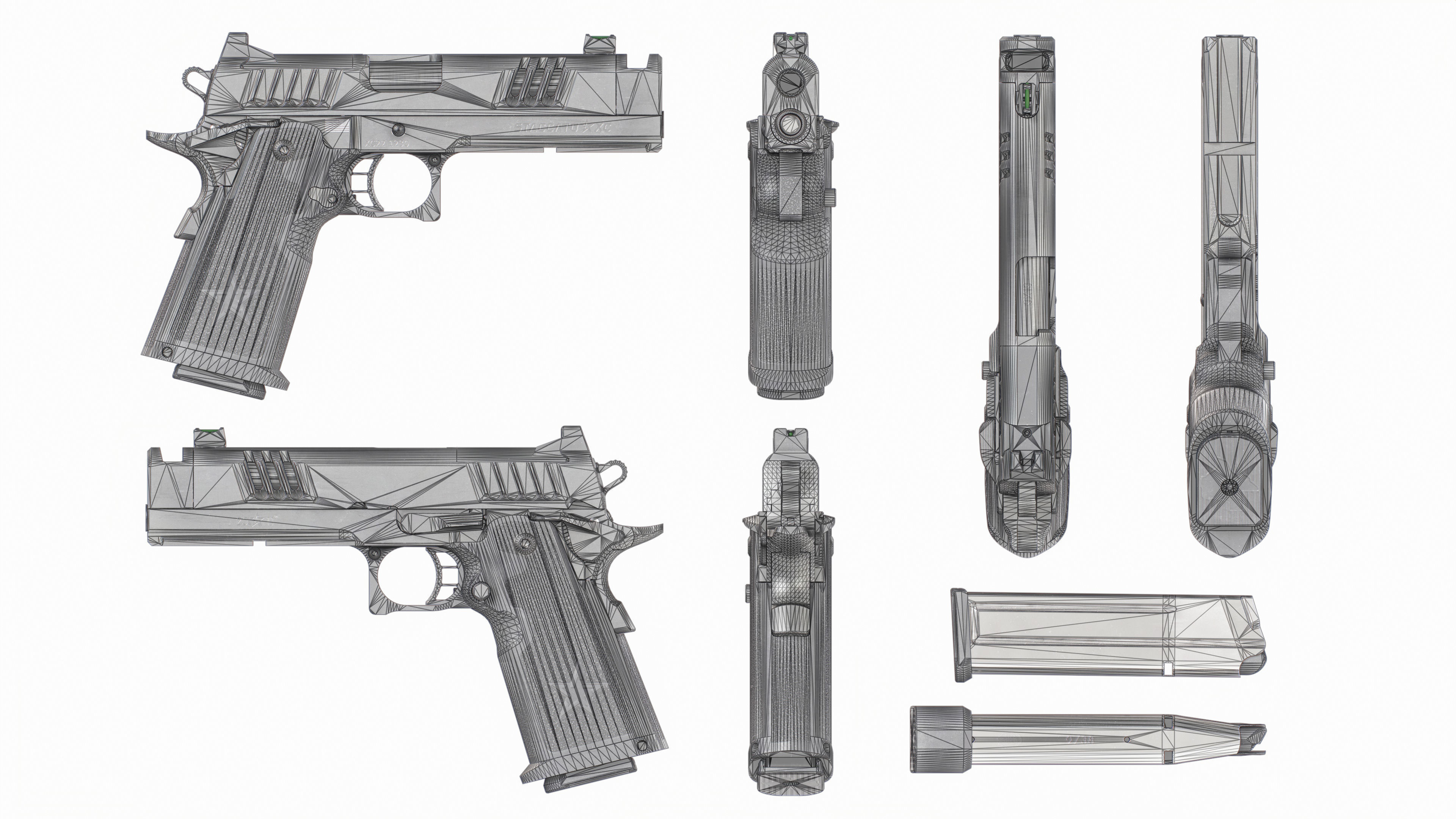 Staccato XC 2011 Low-poly 3D model_42