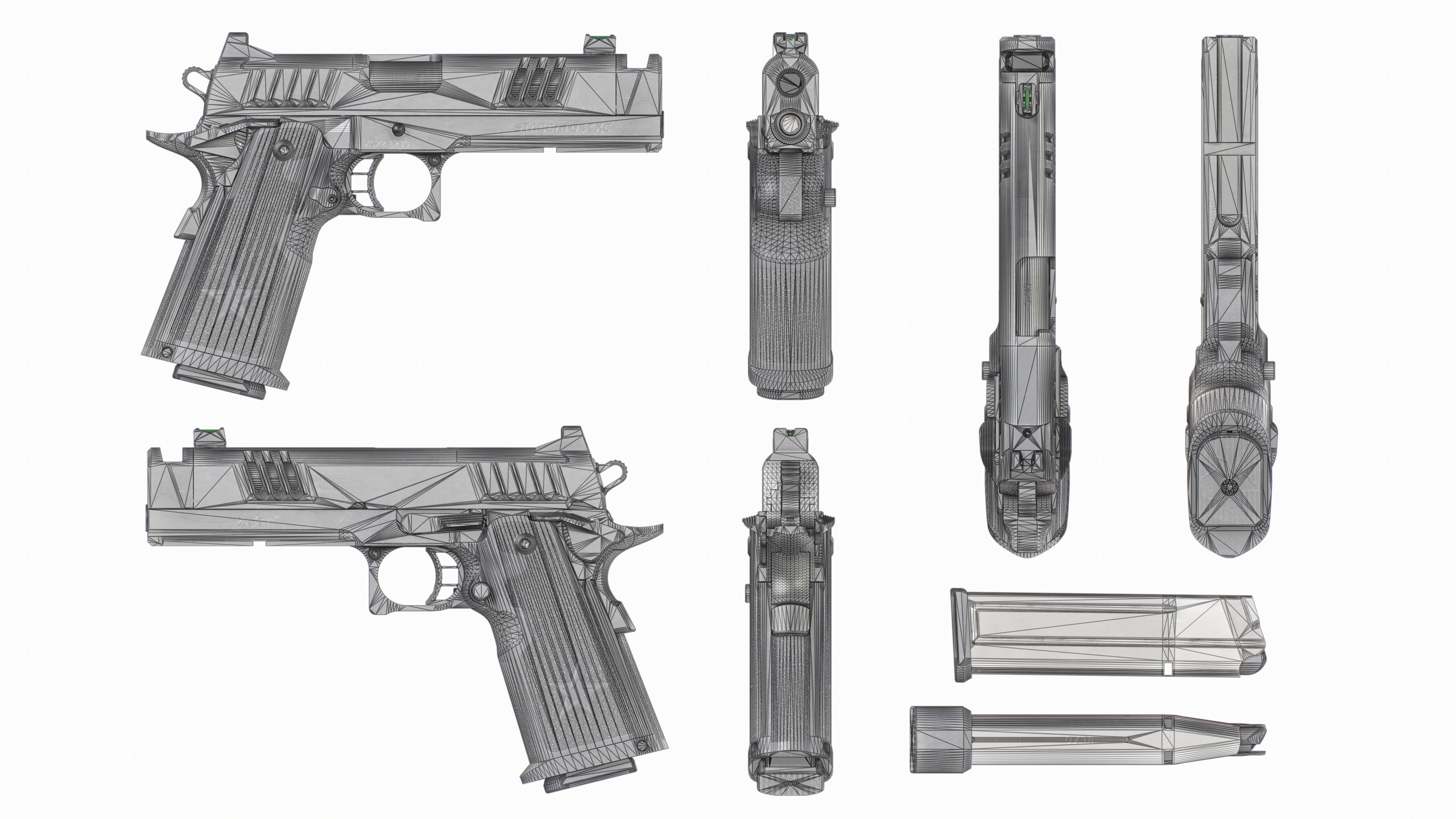 Staccato XC 2011 Low-poly 3D model_41