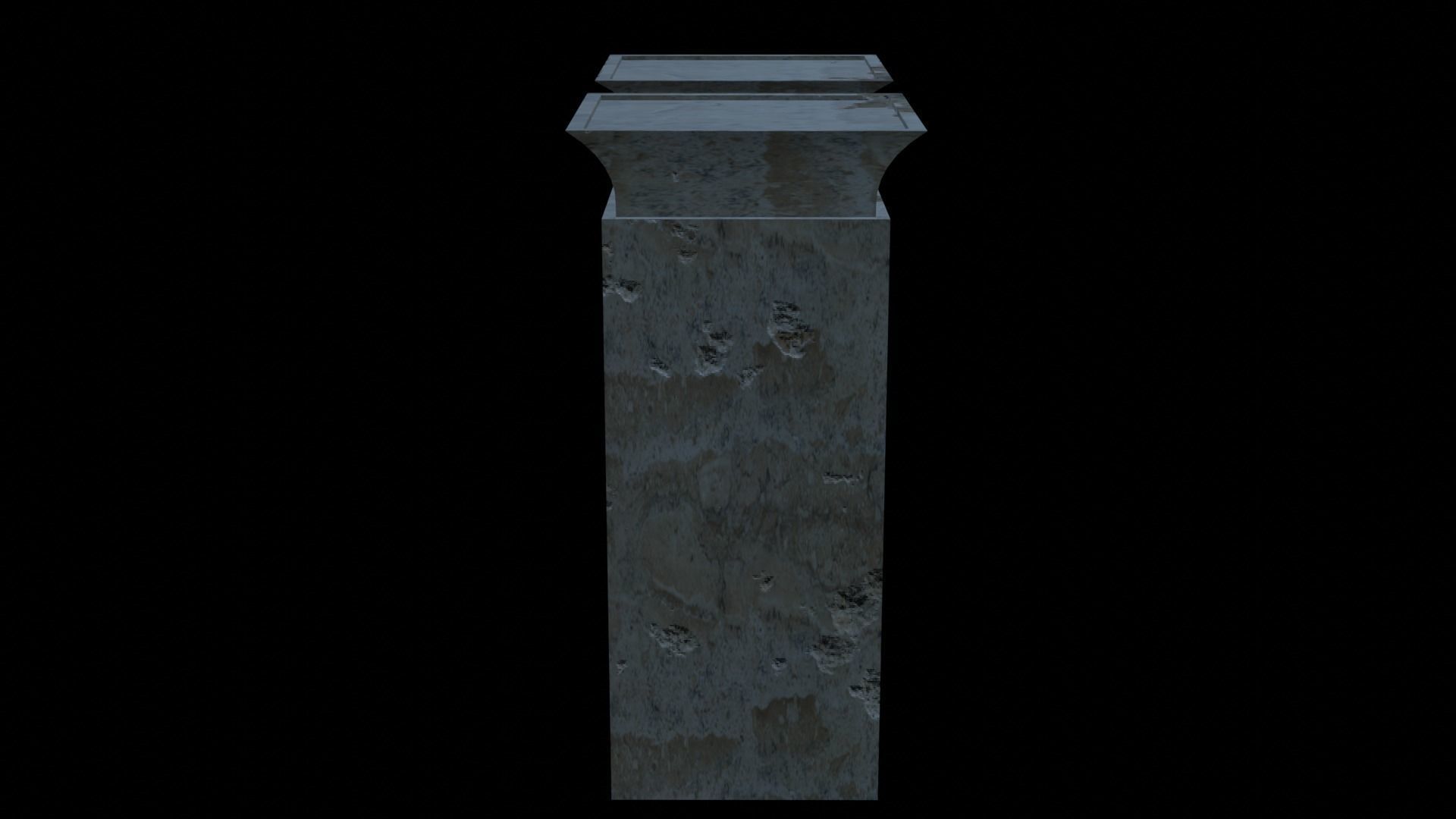 Ancient Egyptian TempleGate 3D model_8