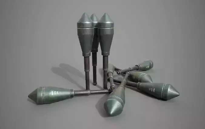 Panzerwurfkorper 42 LP Low-poly 3D model