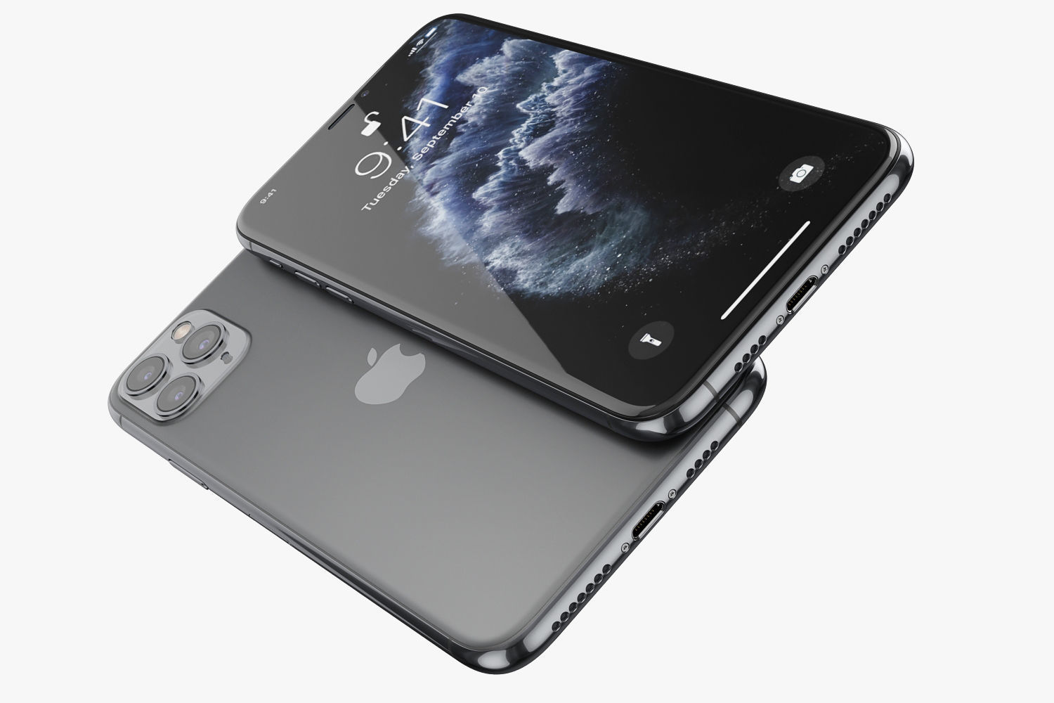 Apple iPhone 11 Pro Max All colors 3D model_4