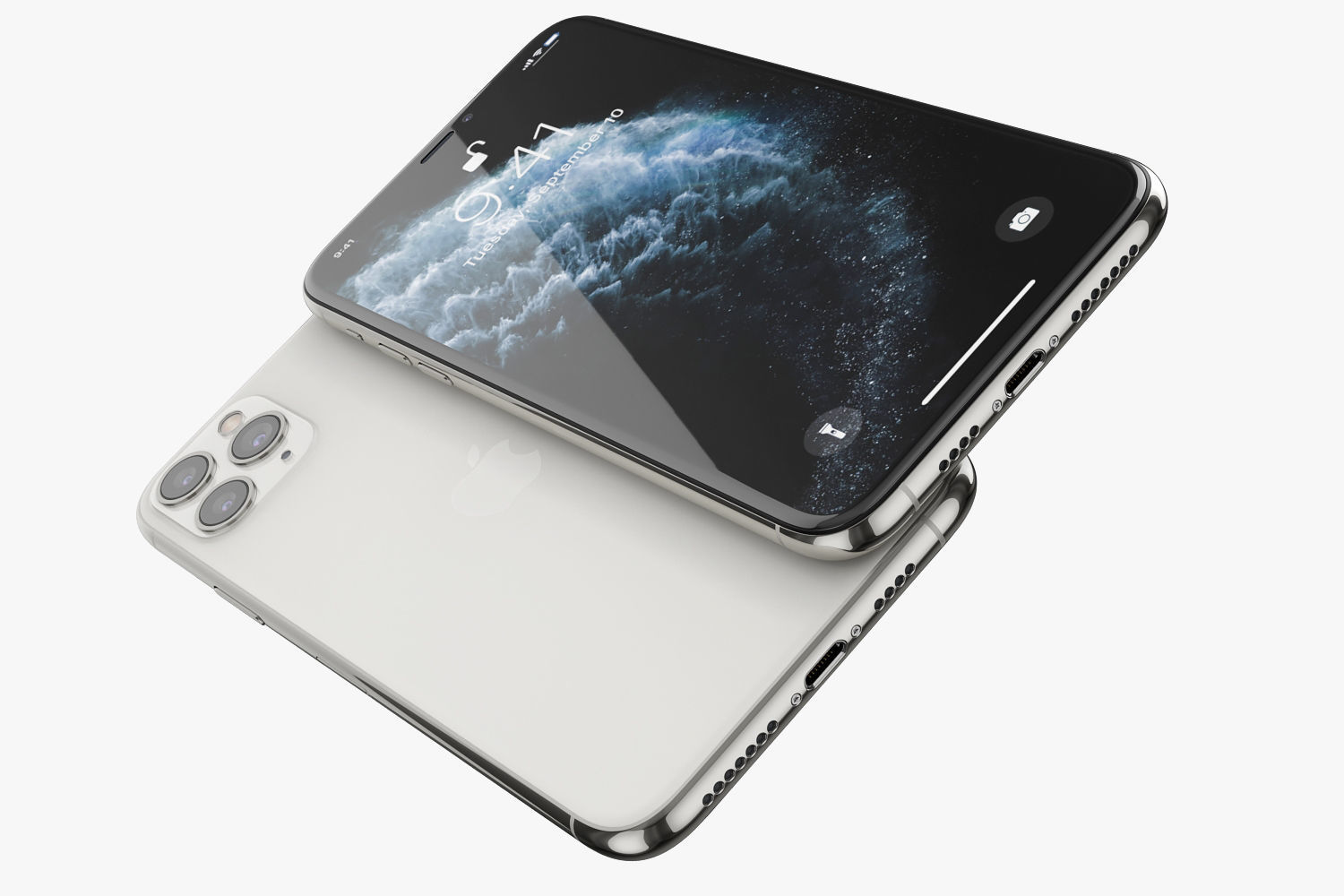 Apple iPhone 11 Pro Max All colors 3D model_2