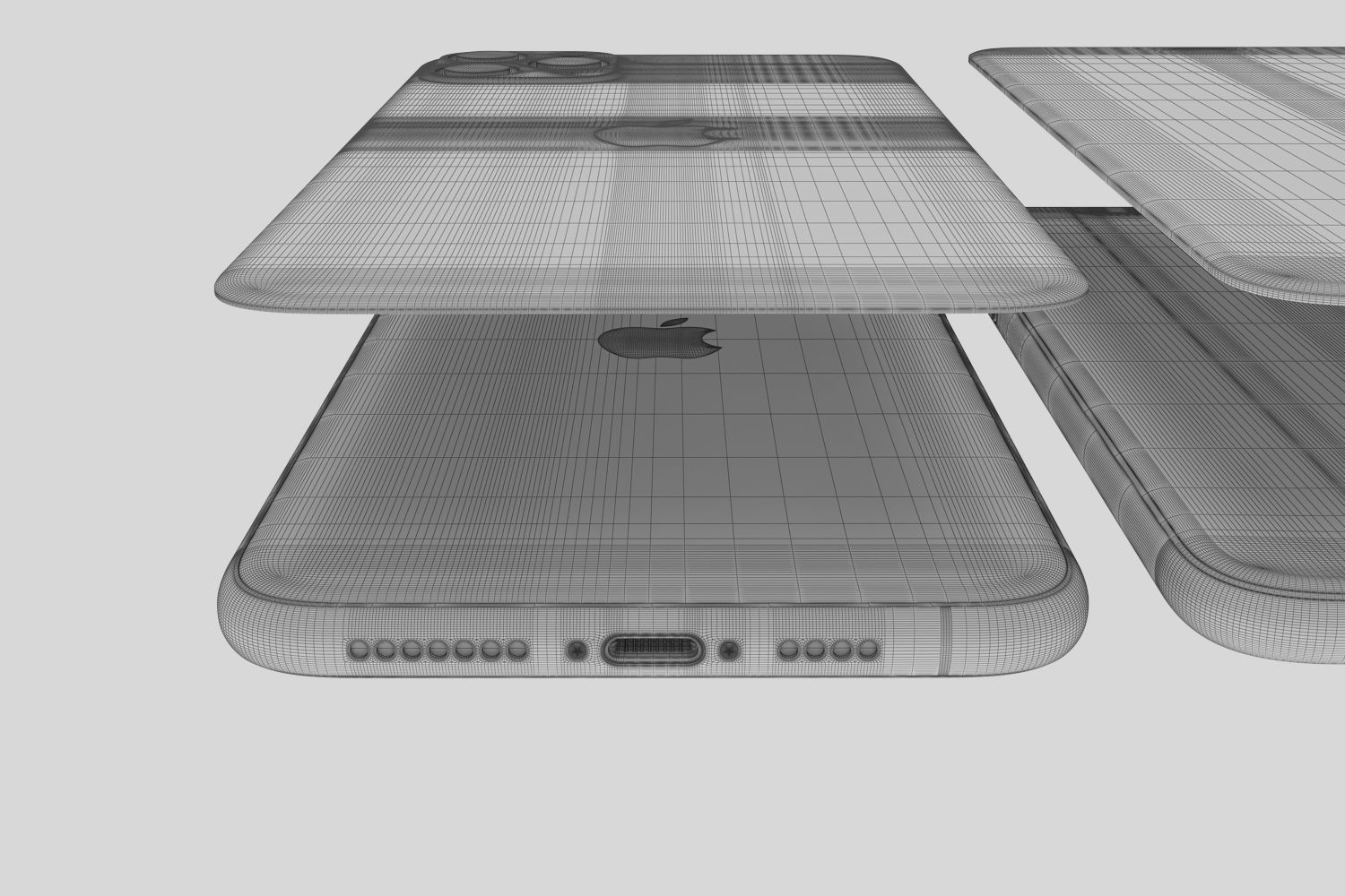 Apple iPhone 11 Pro Max All colors 3D model_33