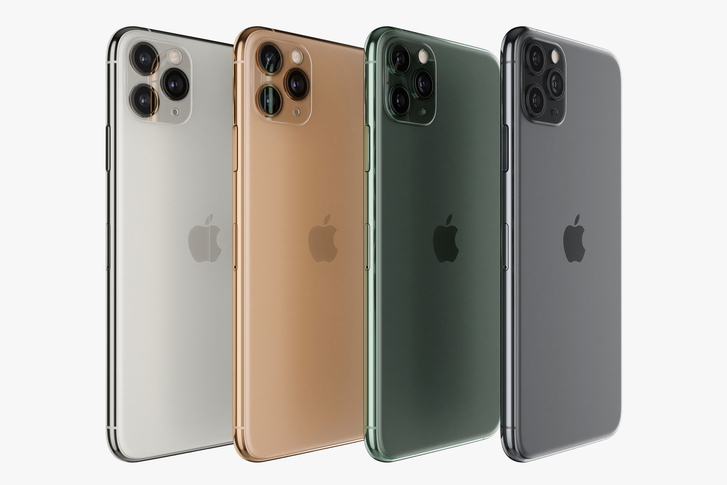 Apple iPhone 11 Pro Max All colors 3D model_5