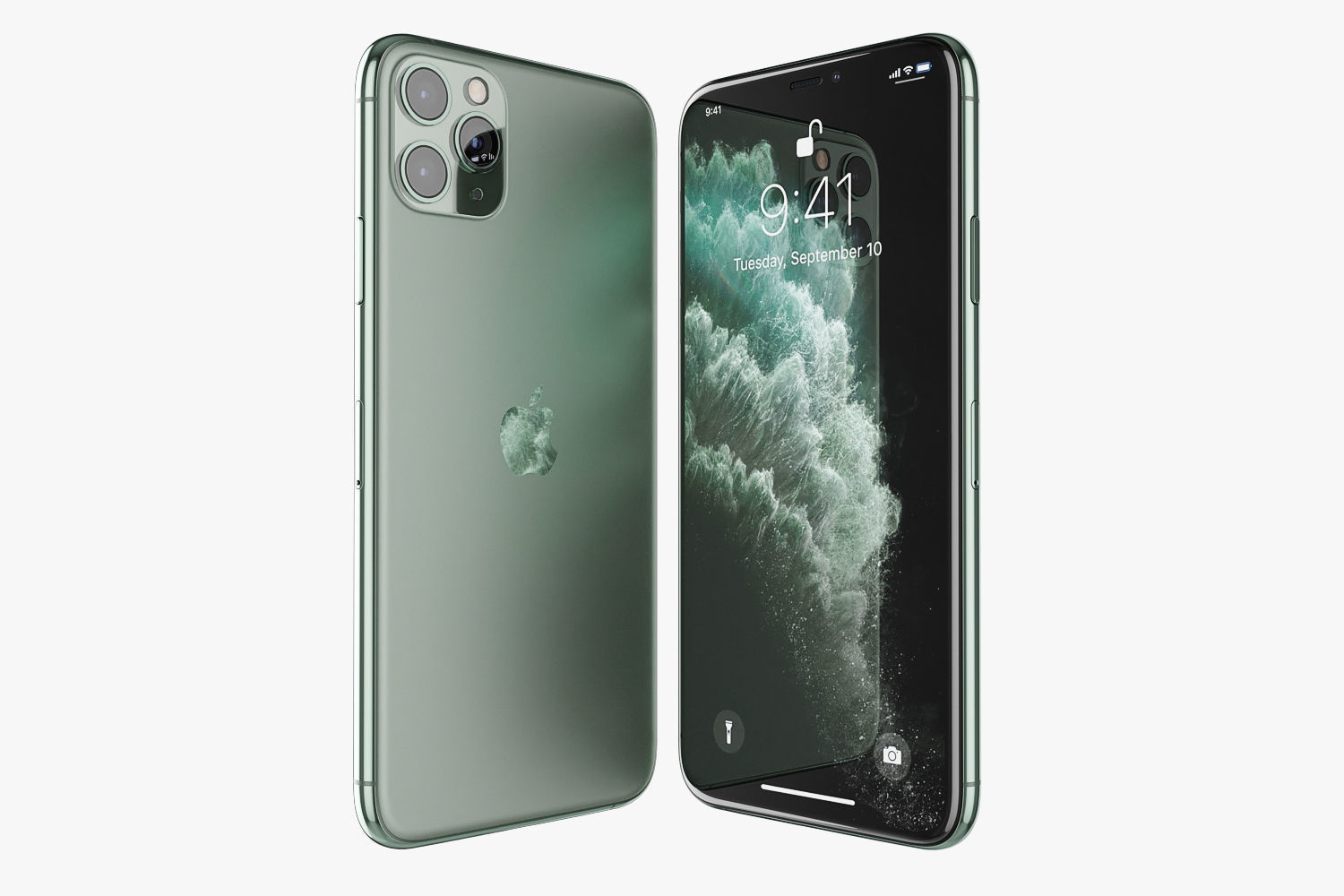 Apple iPhone 11 Pro Max All colors 3D model_25