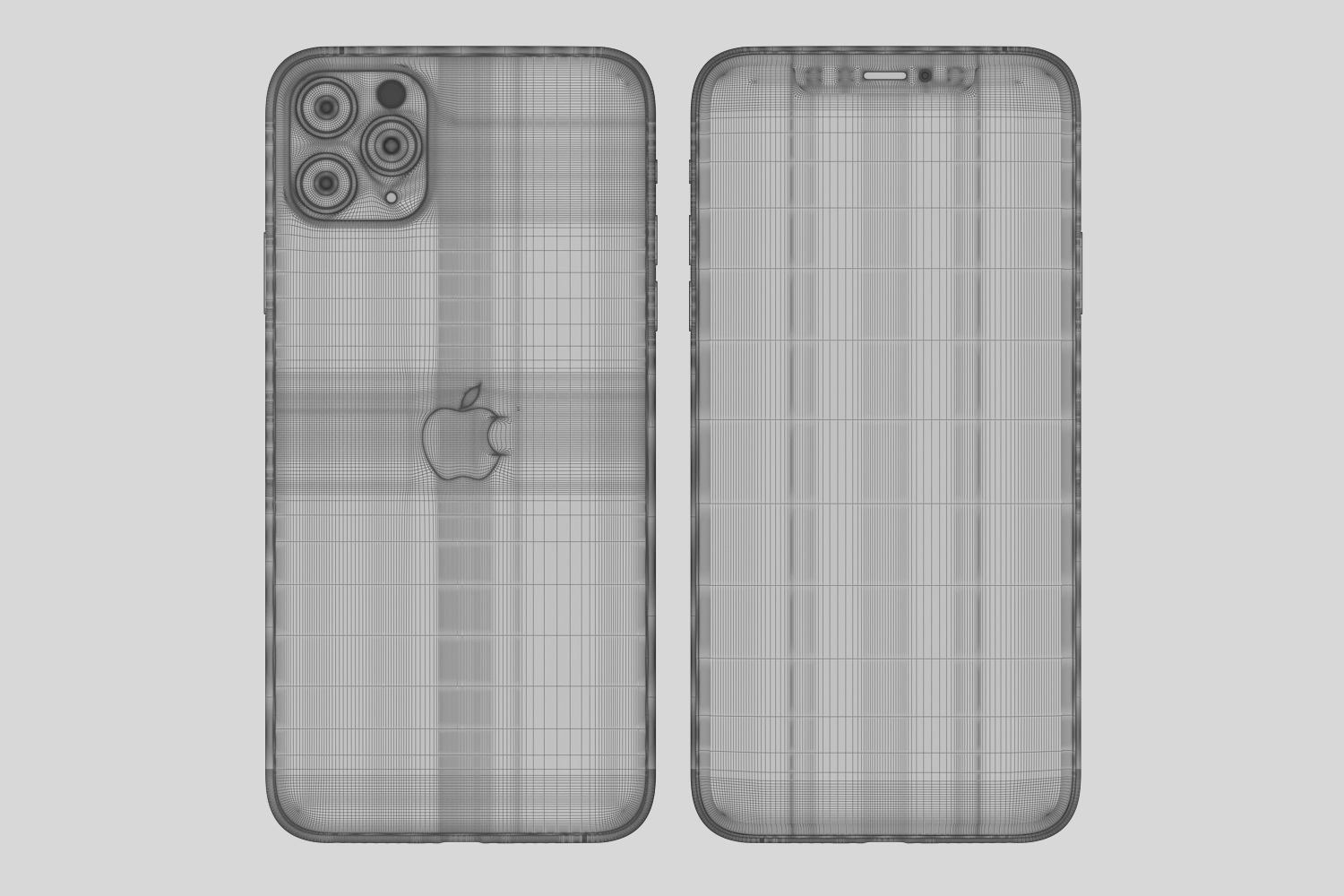 Apple iPhone 11 Pro Max All colors 3D model_31