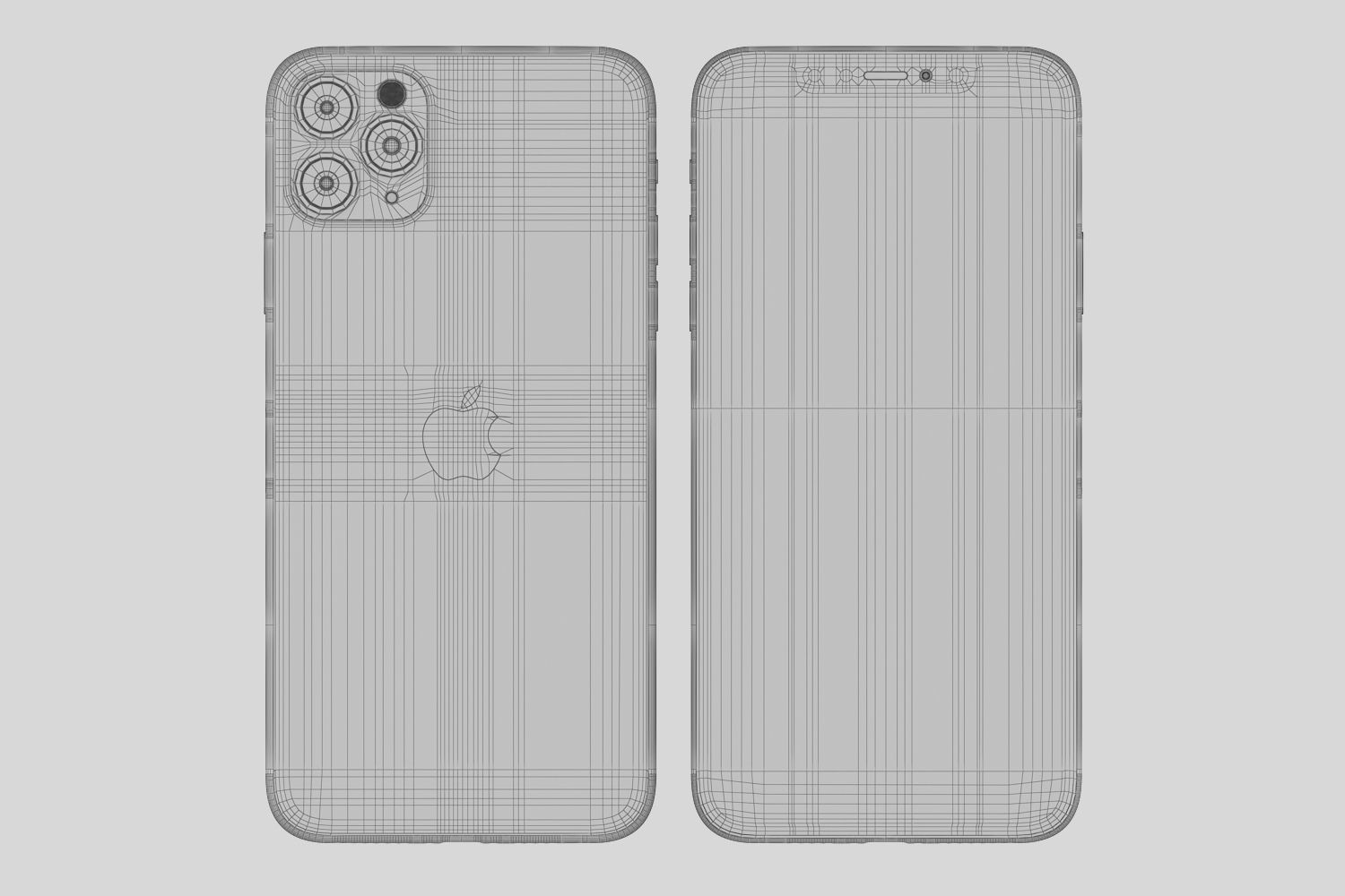 Apple iPhone 11 Pro Max All colors 3D model_32
