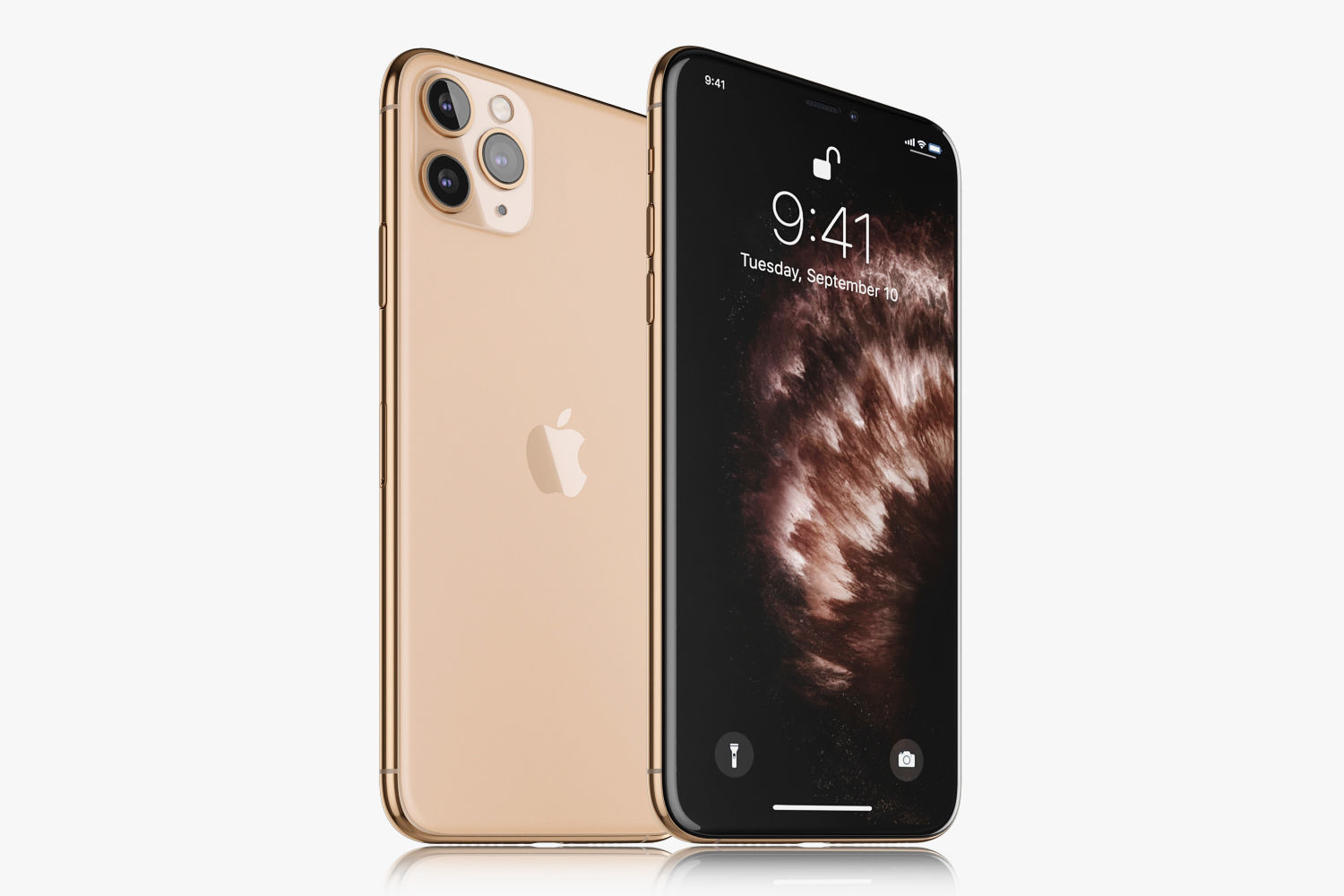 Apple iPhone 11 Pro Max All colors 3D model_9