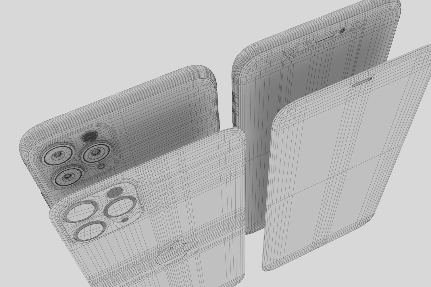 Apple iPhone 11 Pro Max All colors 3D model_36