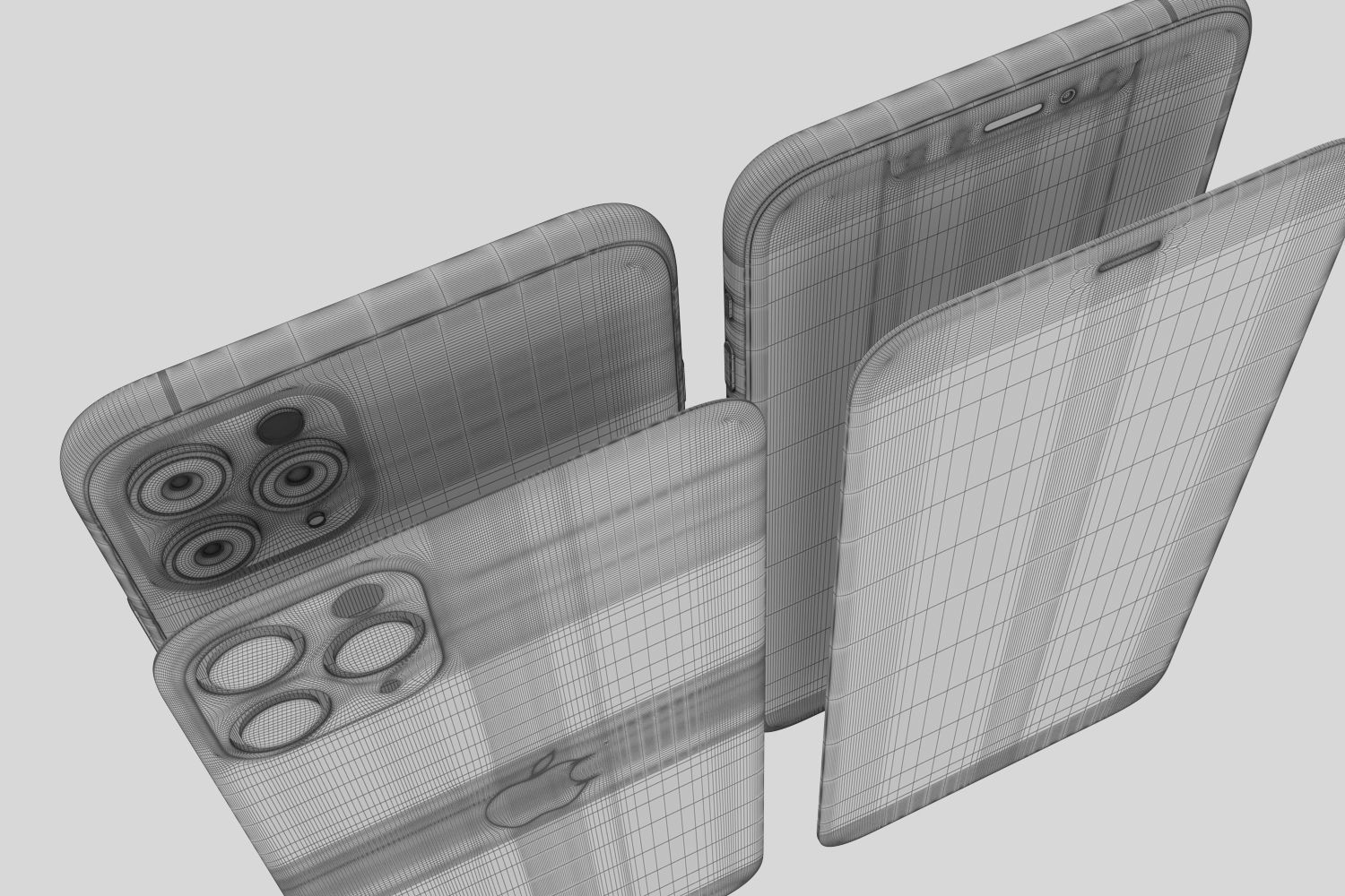 Apple iPhone 11 Pro Max All colors 3D model_35
