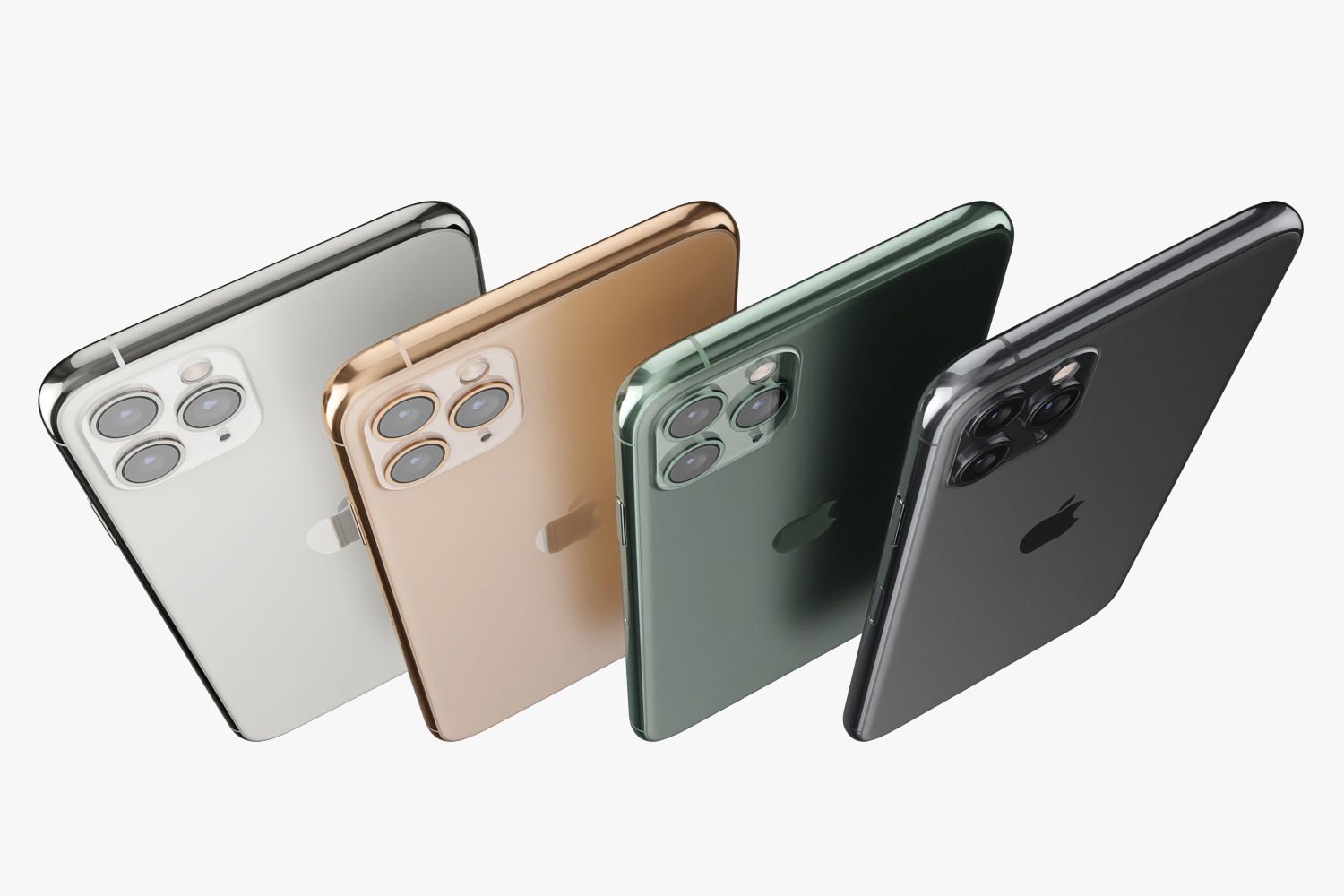 Apple iPhone 11 Pro Max All colors 3D model_6