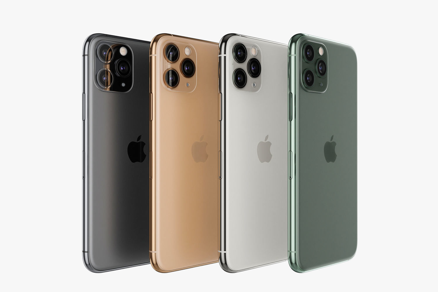 Apple iPhone 11 Pro All colors 3D model_7