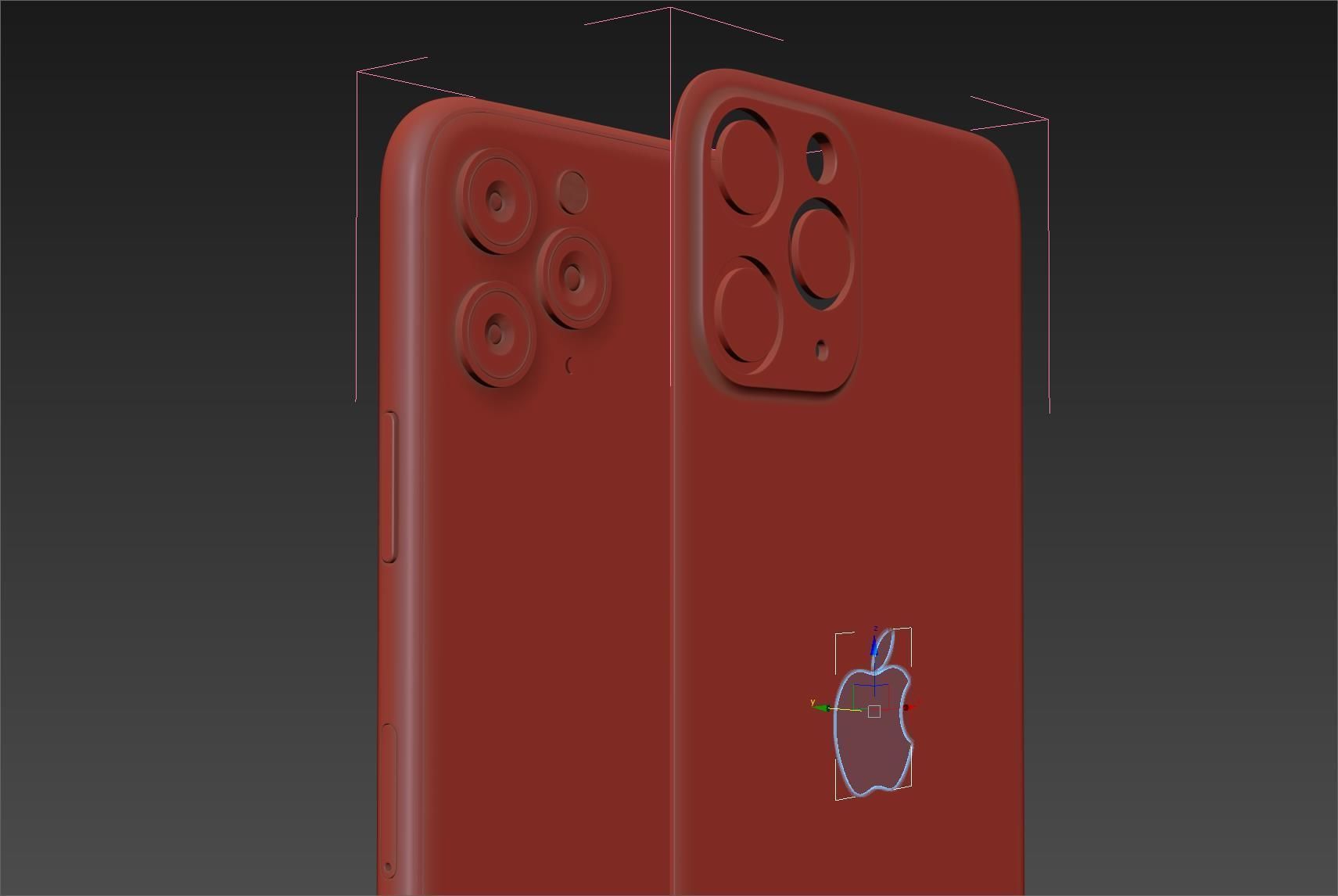 Apple iPhone 11 Pro All colors 3D model_35