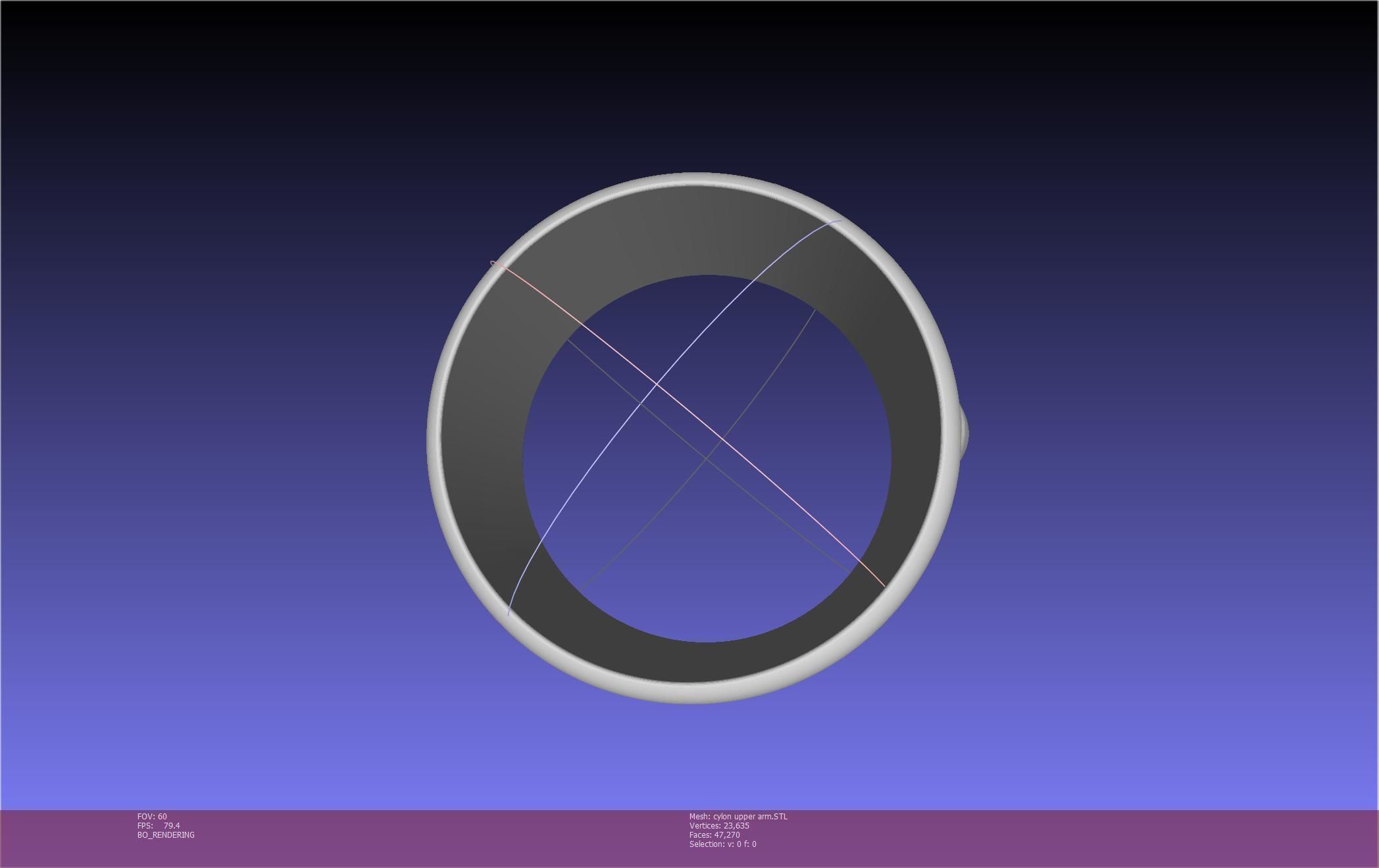 Battlestar Galactica Cylon Armpieces Printable Parts 3D print model_59