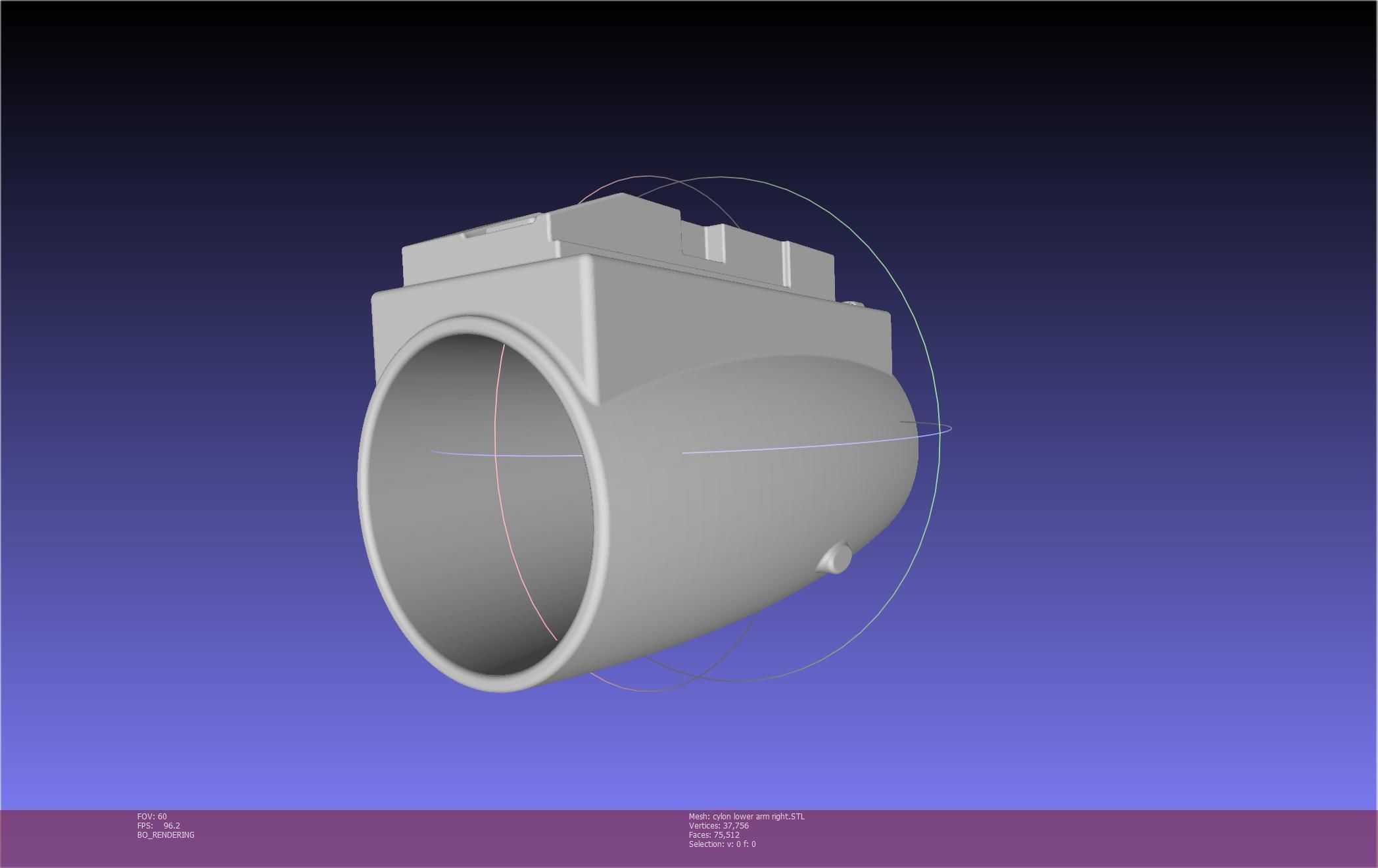 Battlestar Galactica Cylon Armpieces Printable Parts 3D print model_126