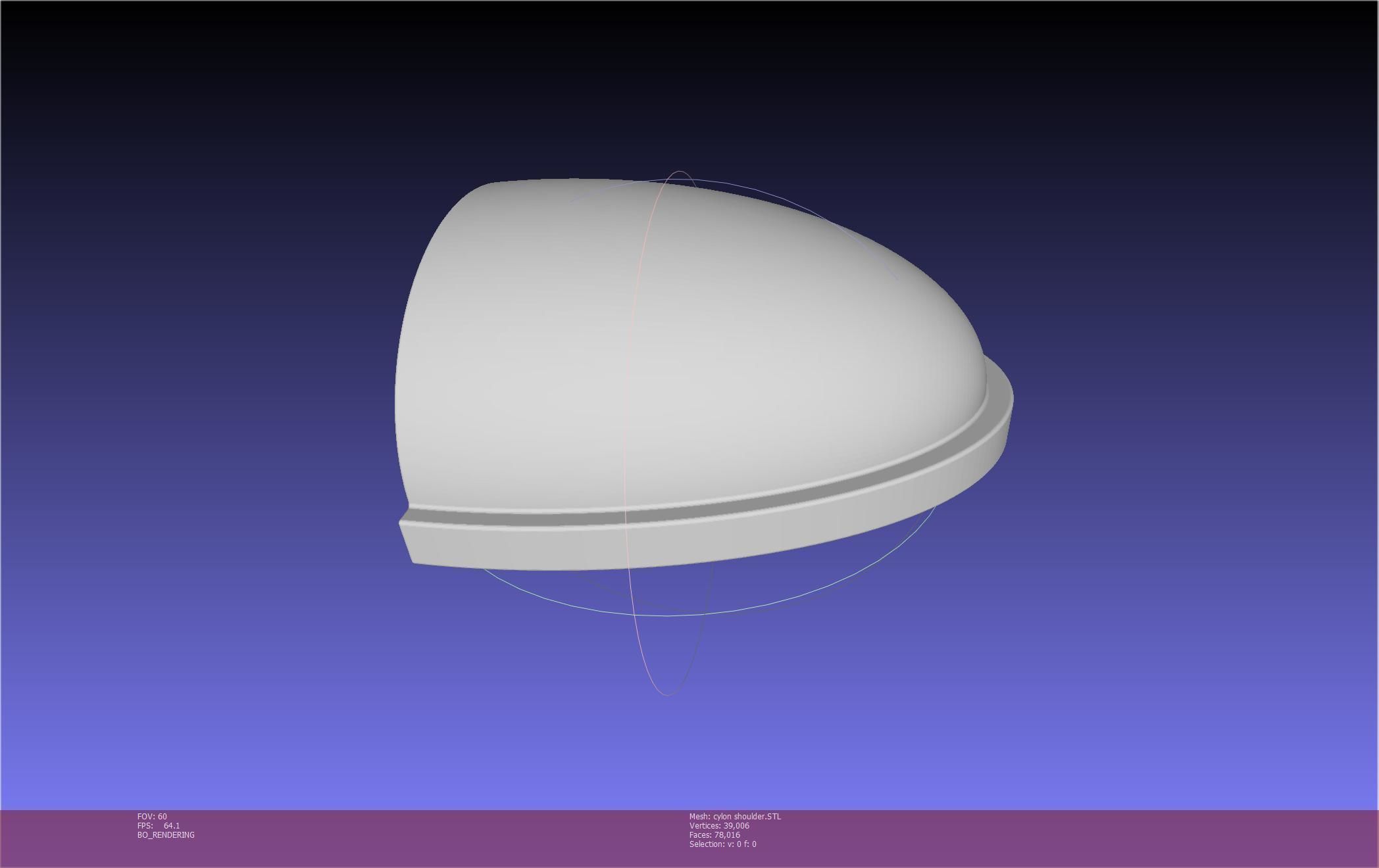 Battlestar Galactica Cylon Armpieces Printable Parts 3D print model_27