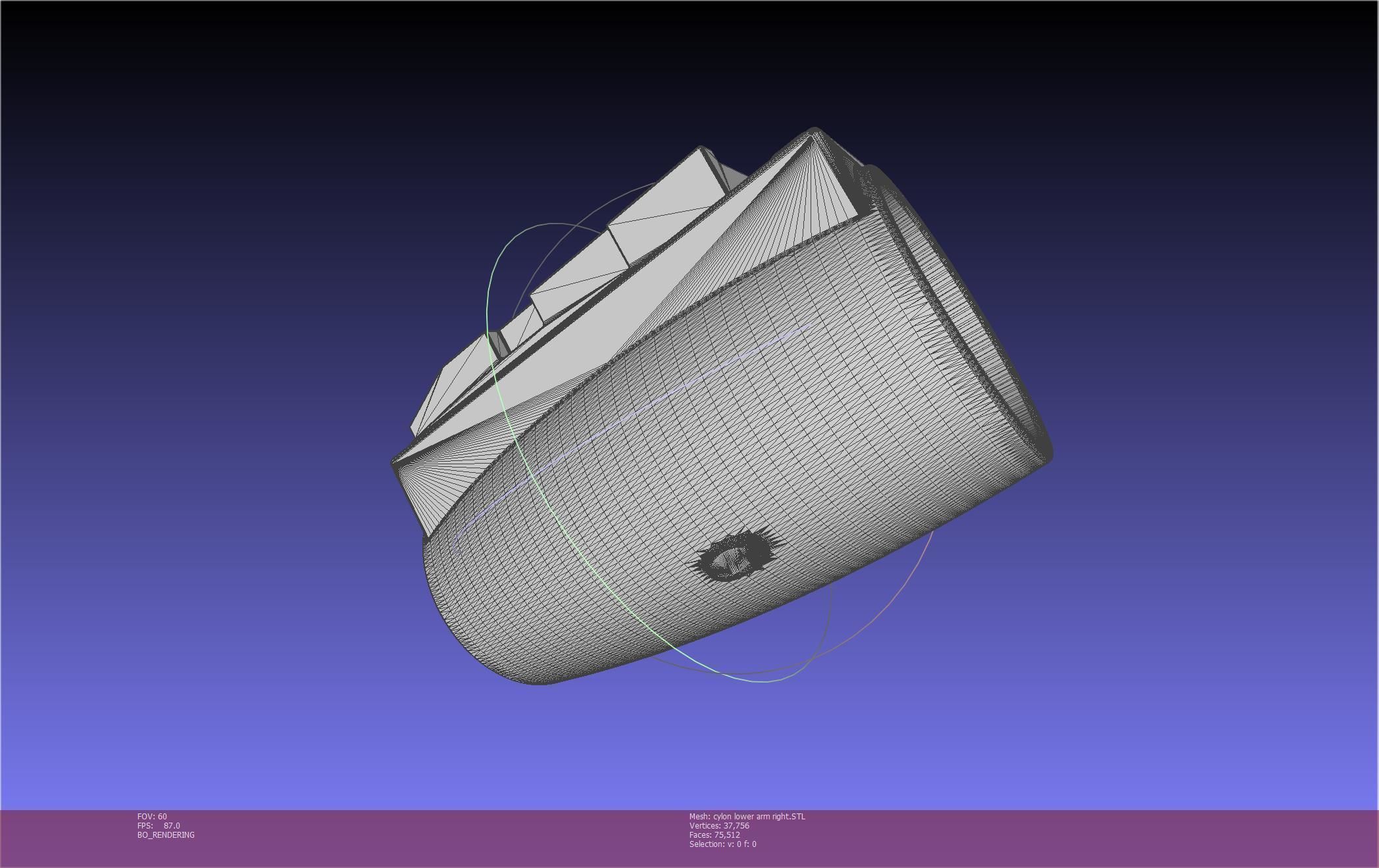 Battlestar Galactica Cylon Armpieces Printable Parts 3D print model_105