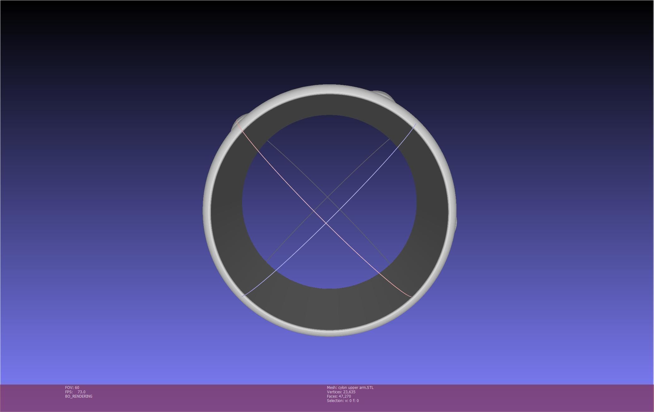 Battlestar Galactica Cylon Armpieces Printable Parts 3D print model_45