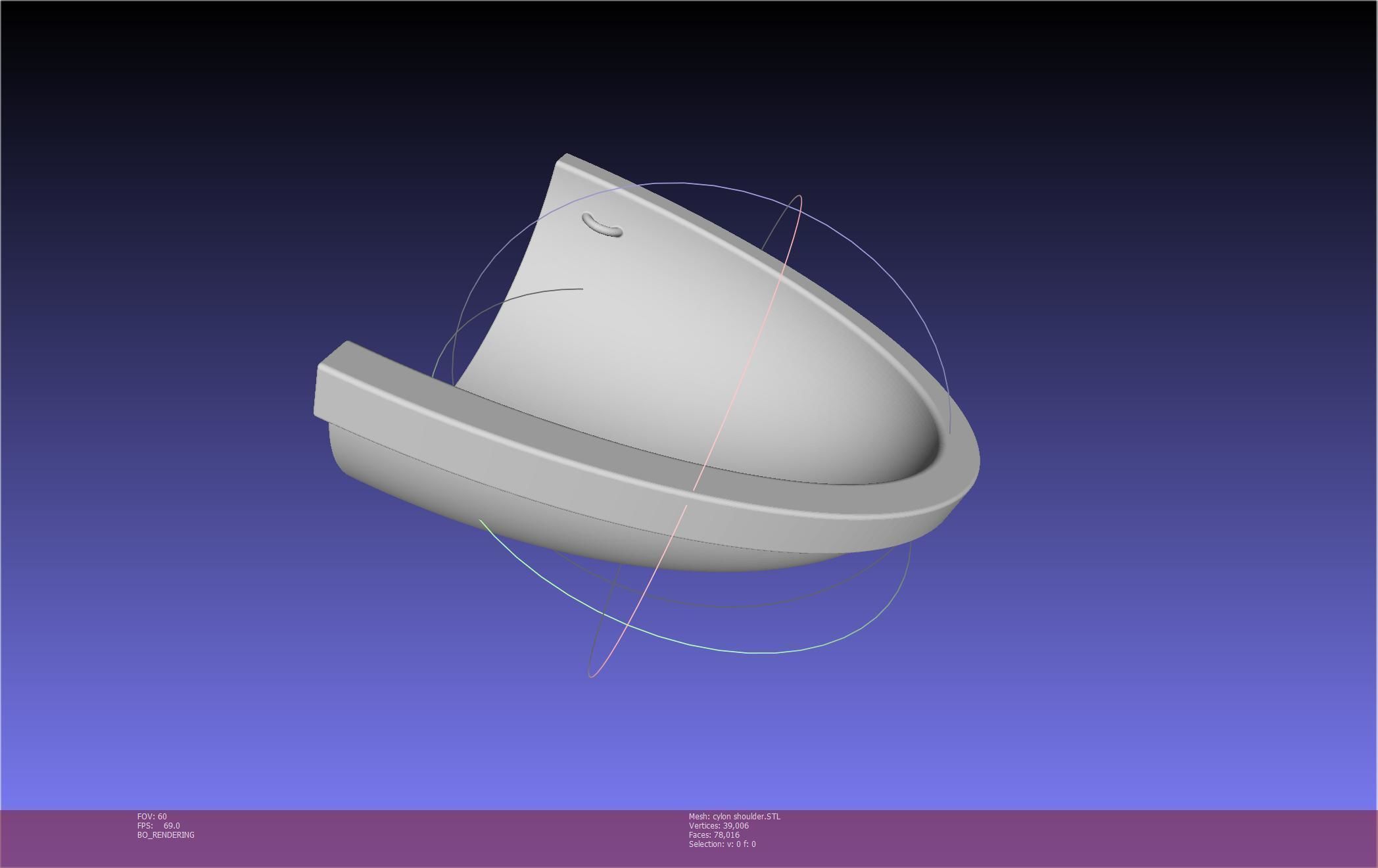 Battlestar Galactica Cylon Armpieces Printable Parts 3D print model_13