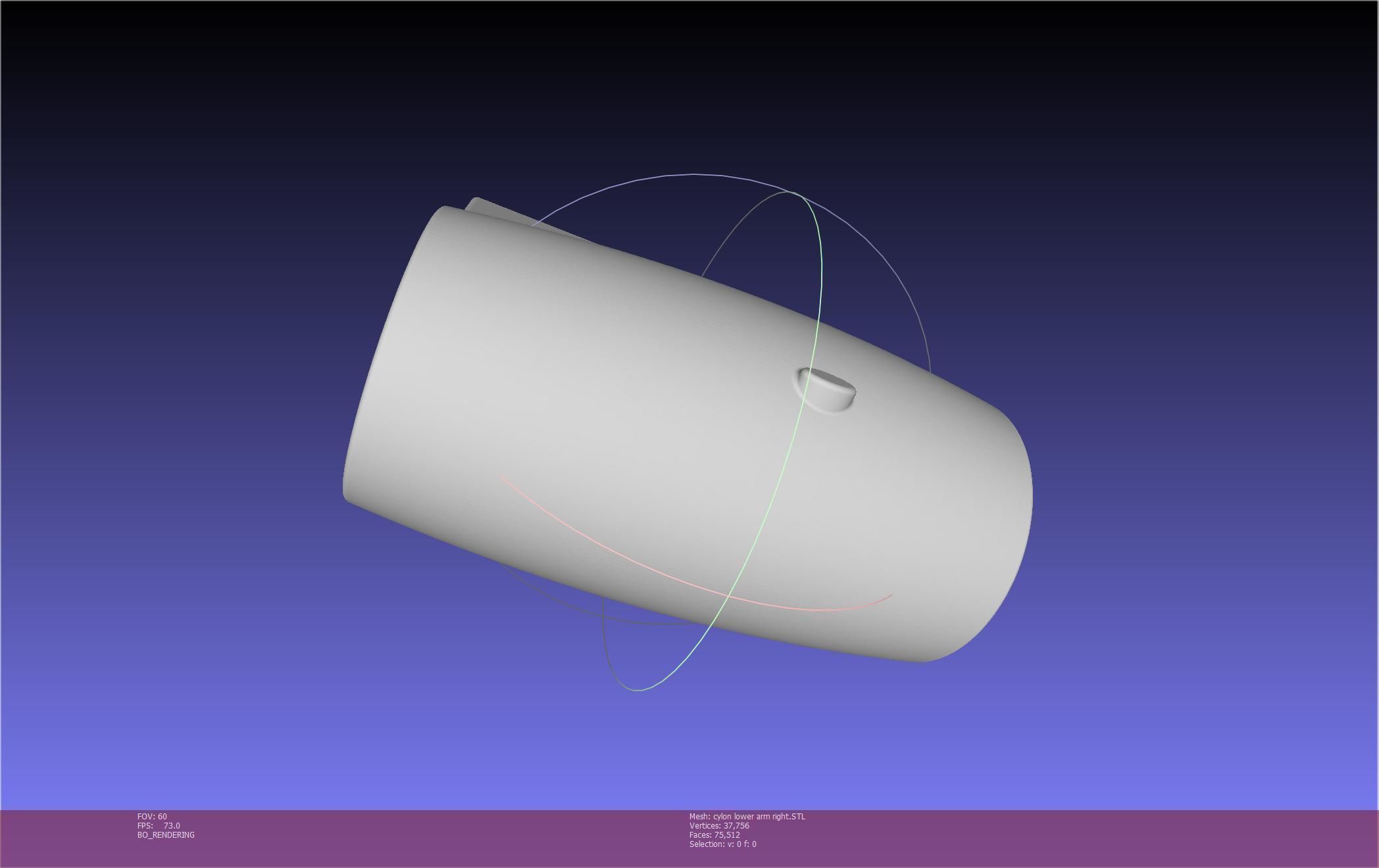 Battlestar Galactica Cylon Armpieces Printable Parts 3D print model_91