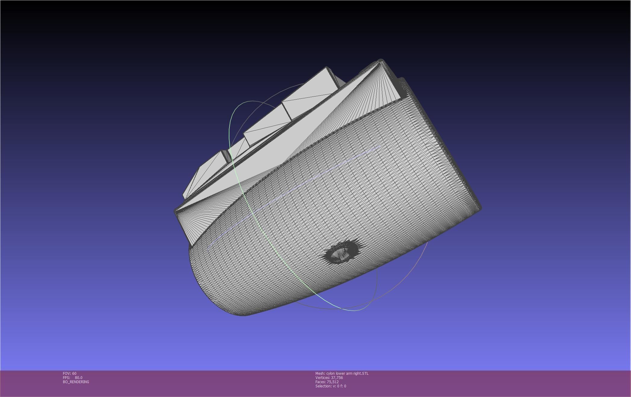 Battlestar Galactica Cylon Armpieces Printable Parts 3D print model_106