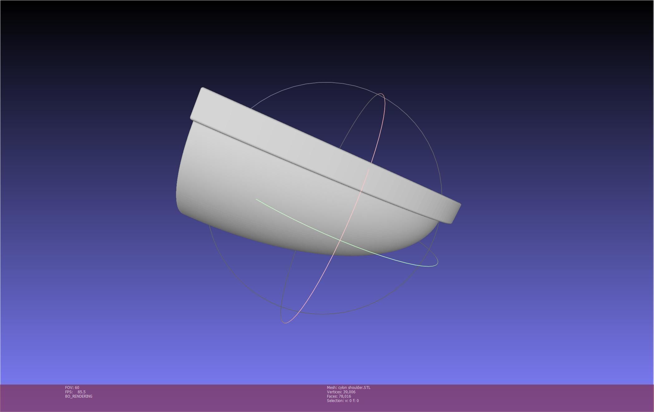 Battlestar Galactica Cylon Armpieces Printable Parts 3D print model_14