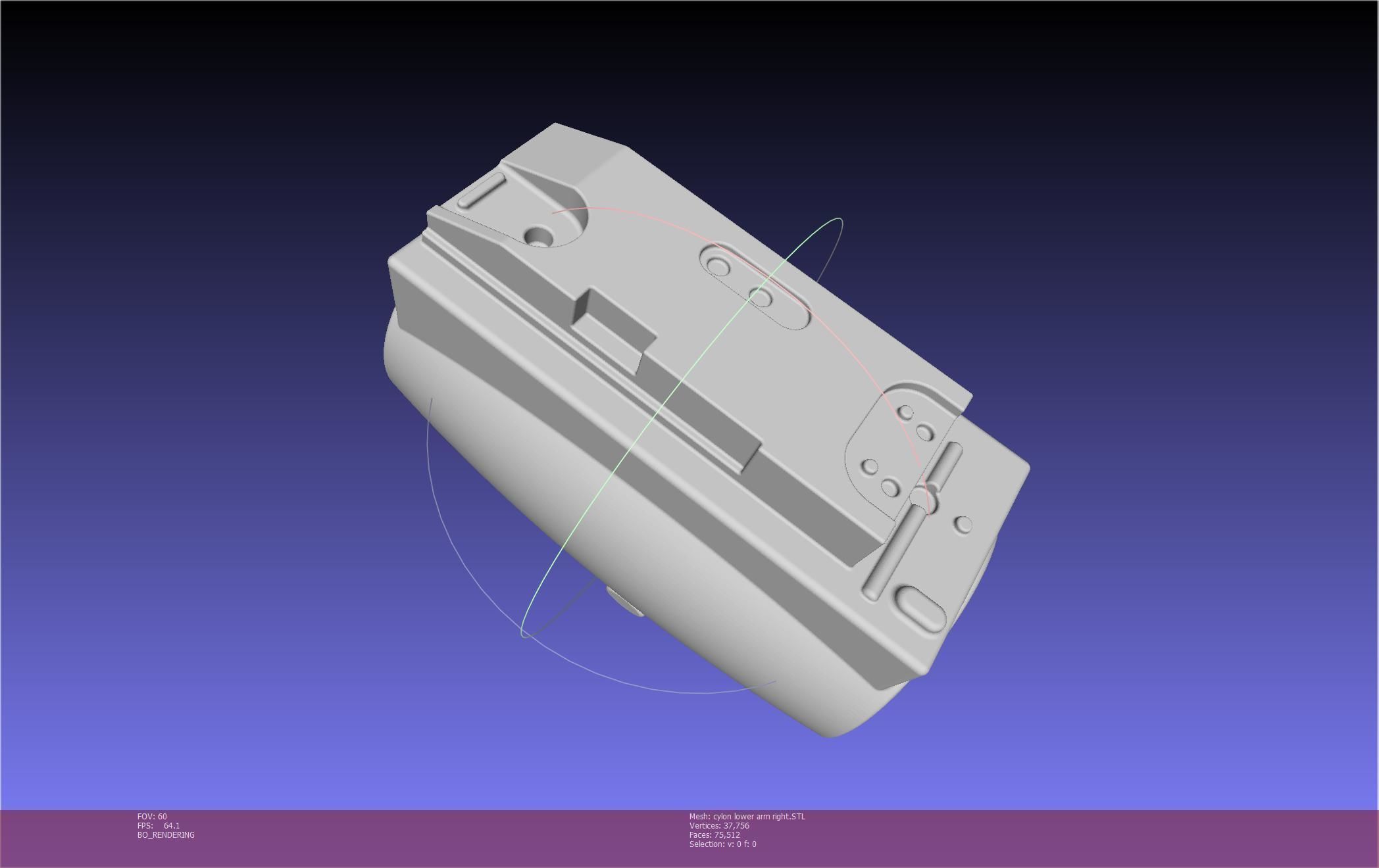 Battlestar Galactica Cylon Armpieces Printable Parts 3D print model_121