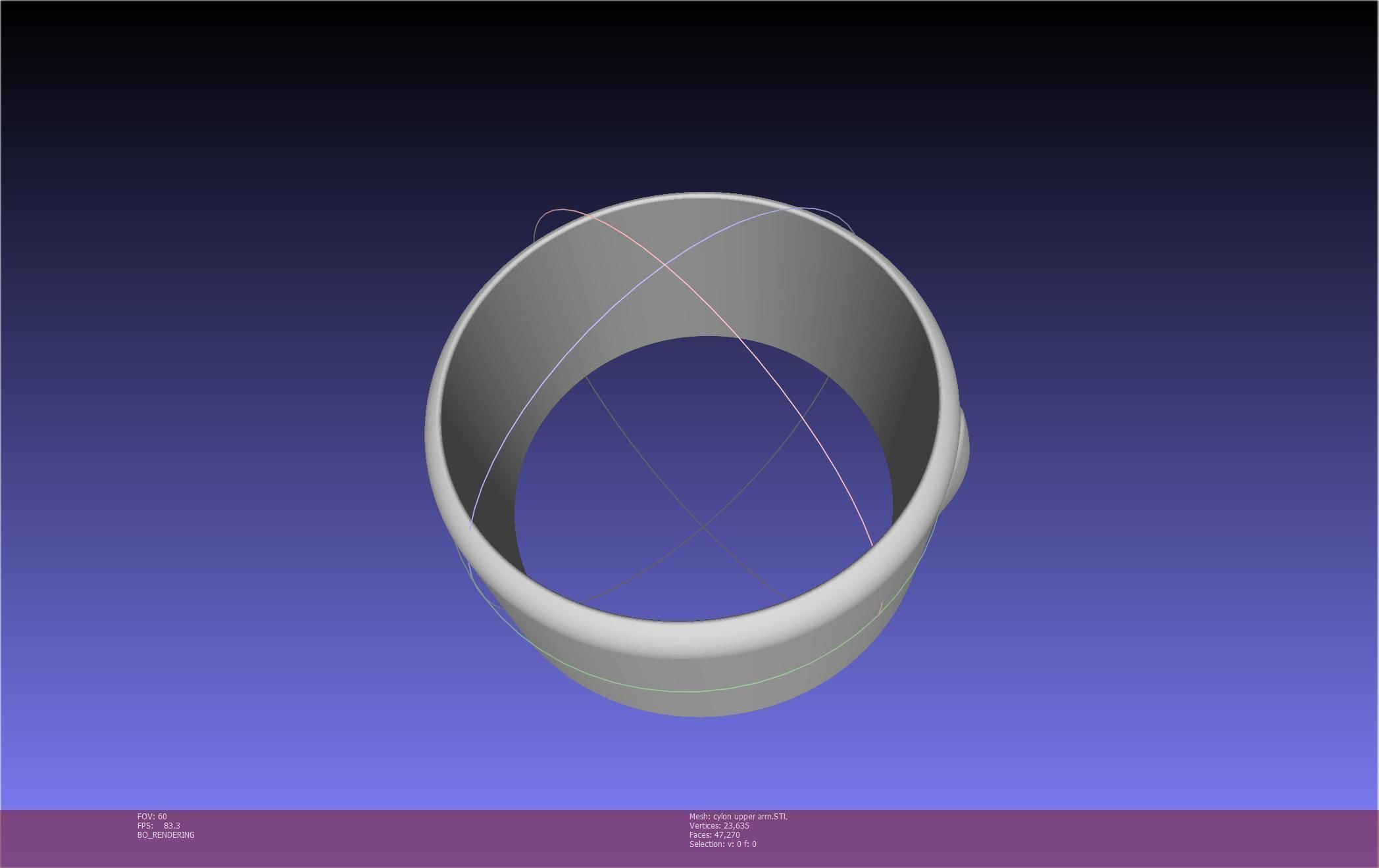 Battlestar Galactica Cylon Armpieces Printable Parts 3D print model_46