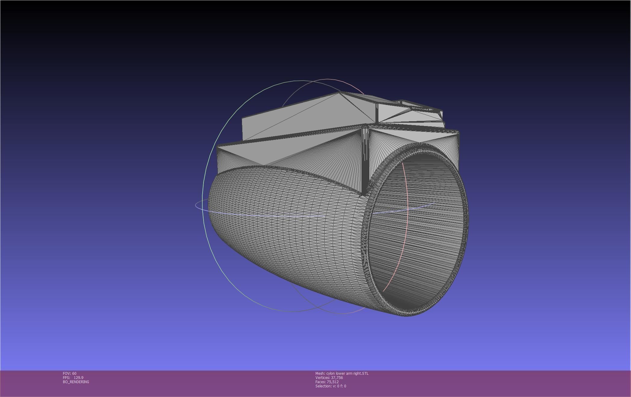 Battlestar Galactica Cylon Armpieces Printable Parts 3D print model_102
