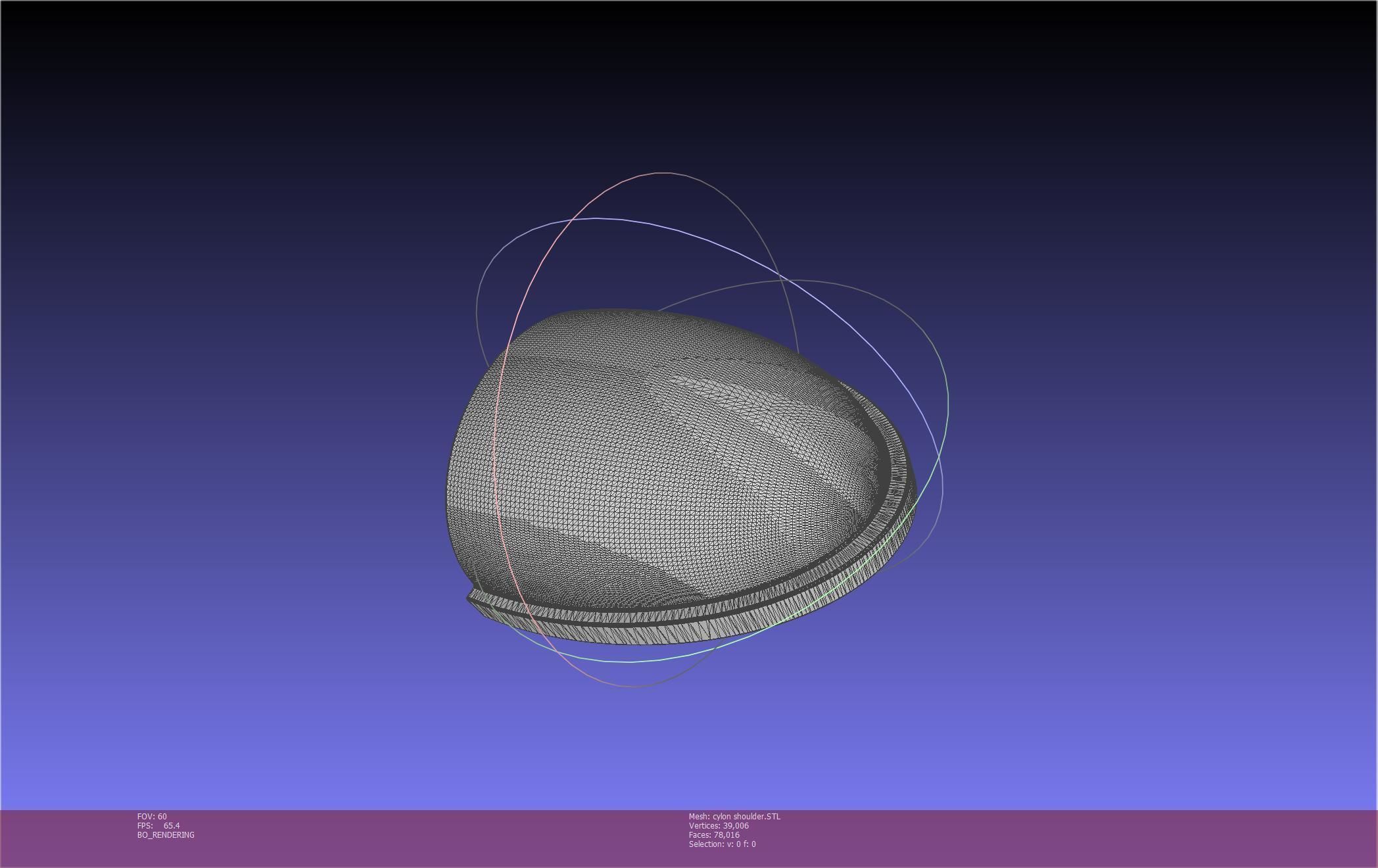 Battlestar Galactica Cylon Armpieces Printable Parts 3D print model_3