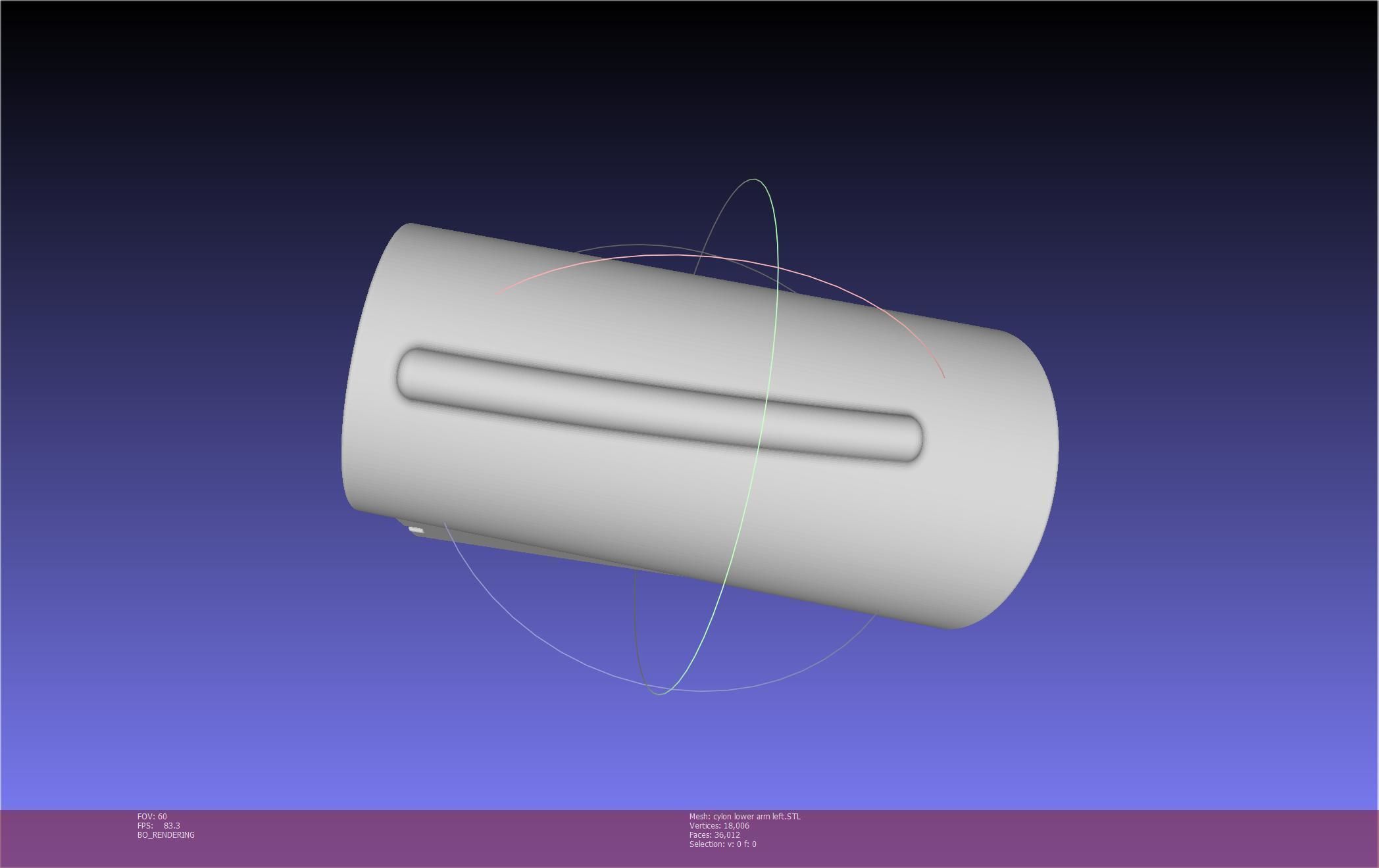 Battlestar Galactica Cylon Armpieces Printable Parts 3D print model_80