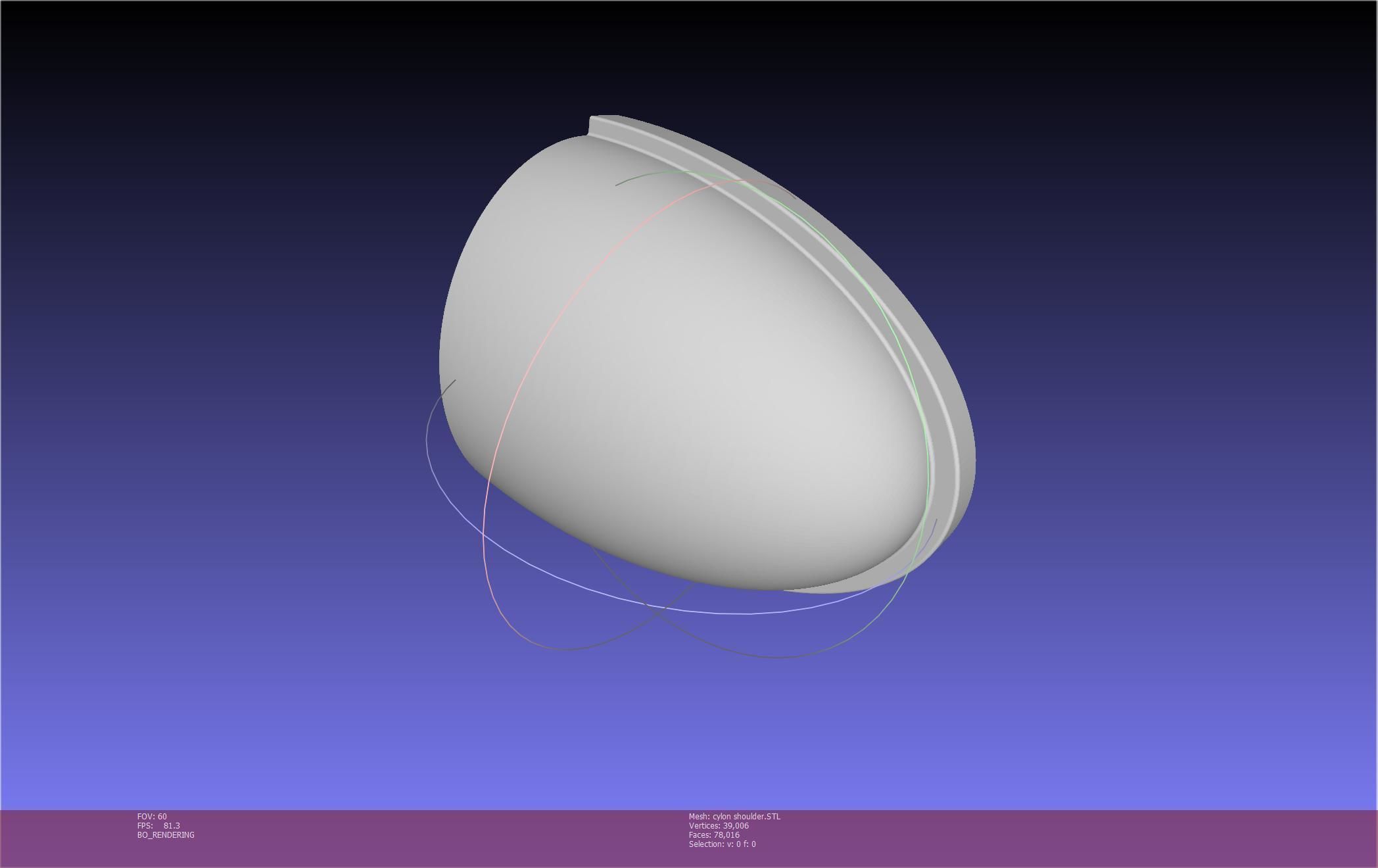 Battlestar Galactica Cylon Armpieces Printable Parts 3D print model_16