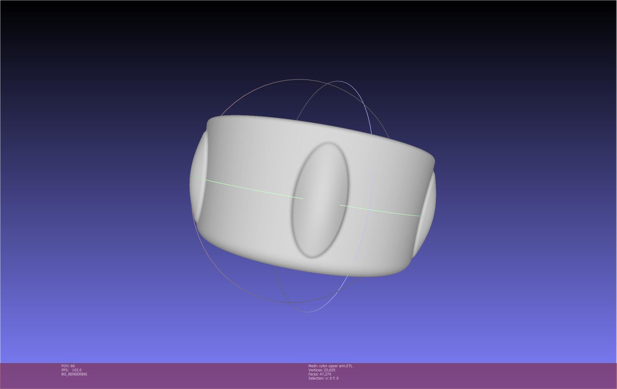 Battlestar Galactica Cylon Armpieces Printable Parts 3D print model_54