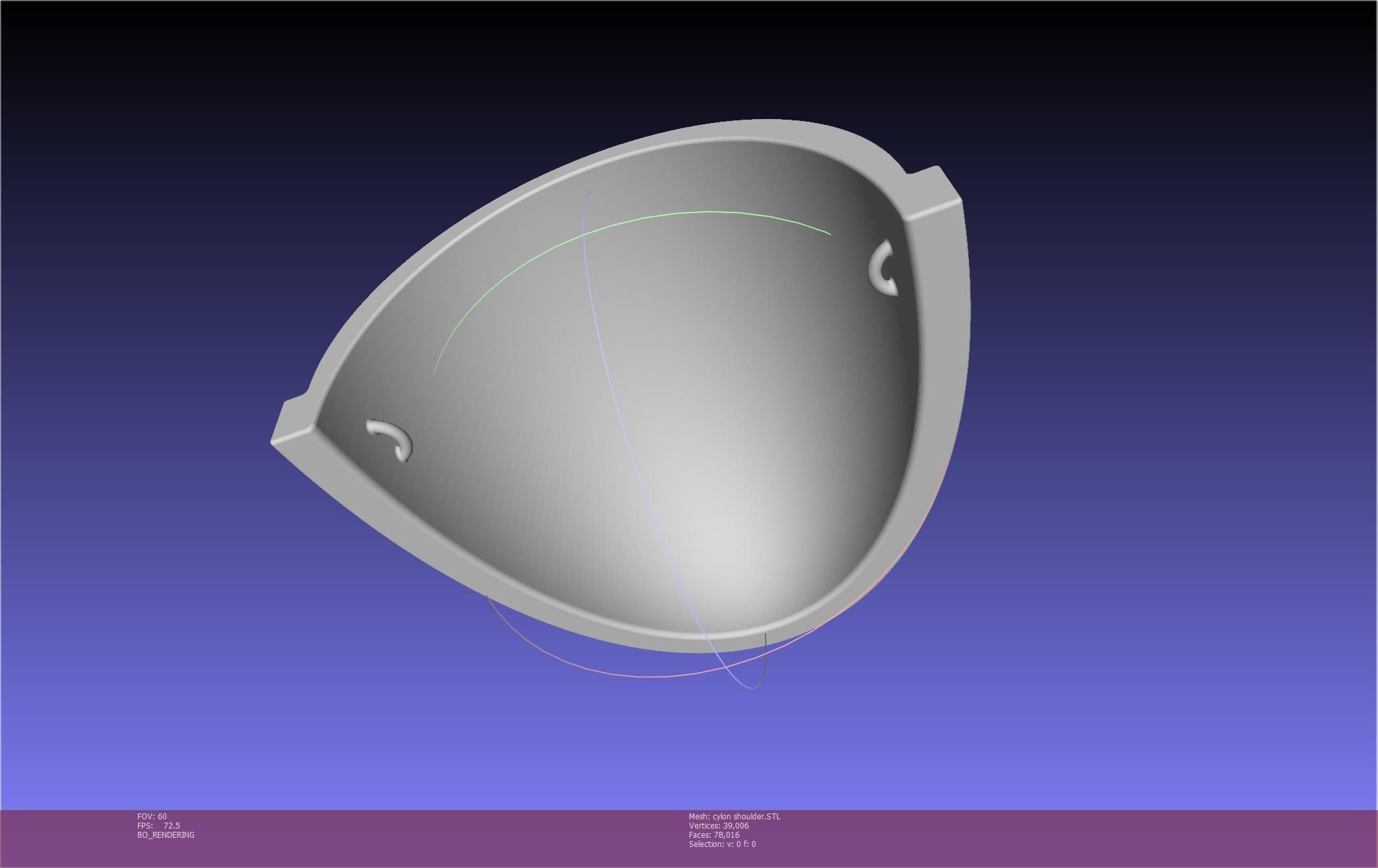 Battlestar Galactica Cylon Armpieces Printable Parts 3D print model_10