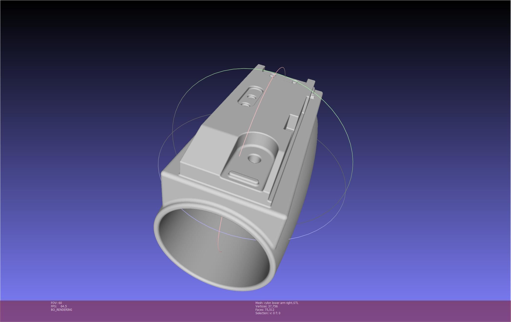 Battlestar Galactica Cylon Armpieces Printable Parts 3D print model_127
