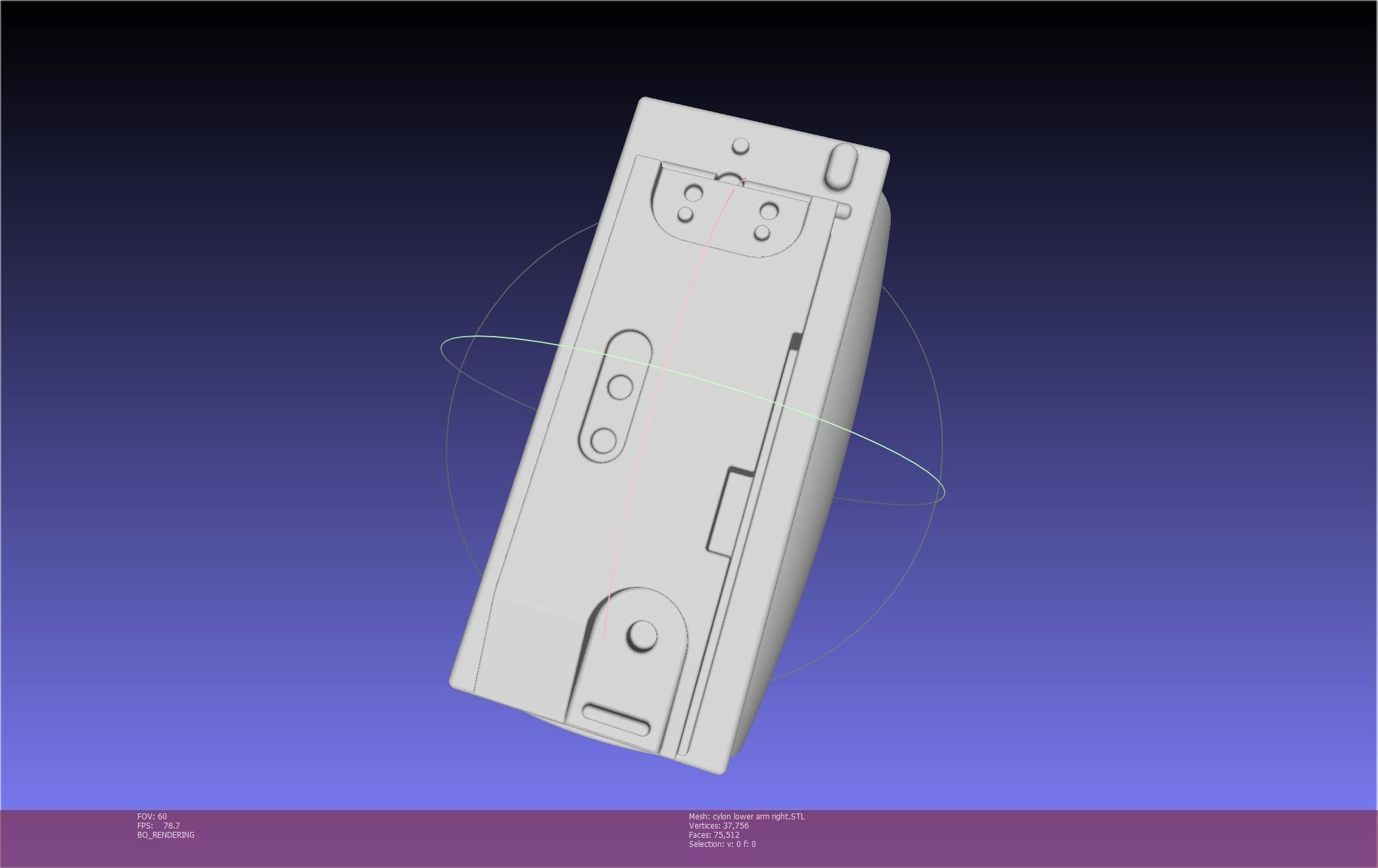 Battlestar Galactica Cylon Armpieces Printable Parts 3D print model_87