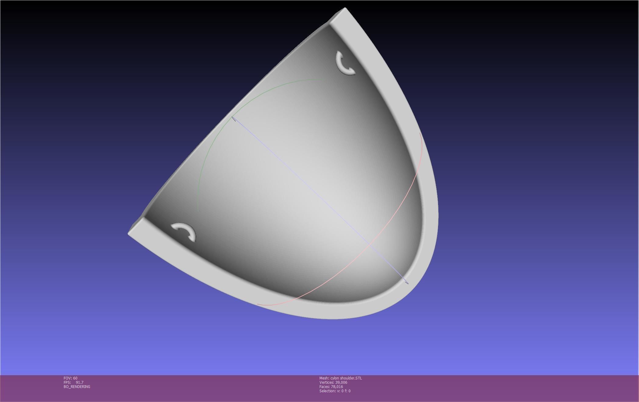 Battlestar Galactica Cylon Armpieces Printable Parts 3D print model_8