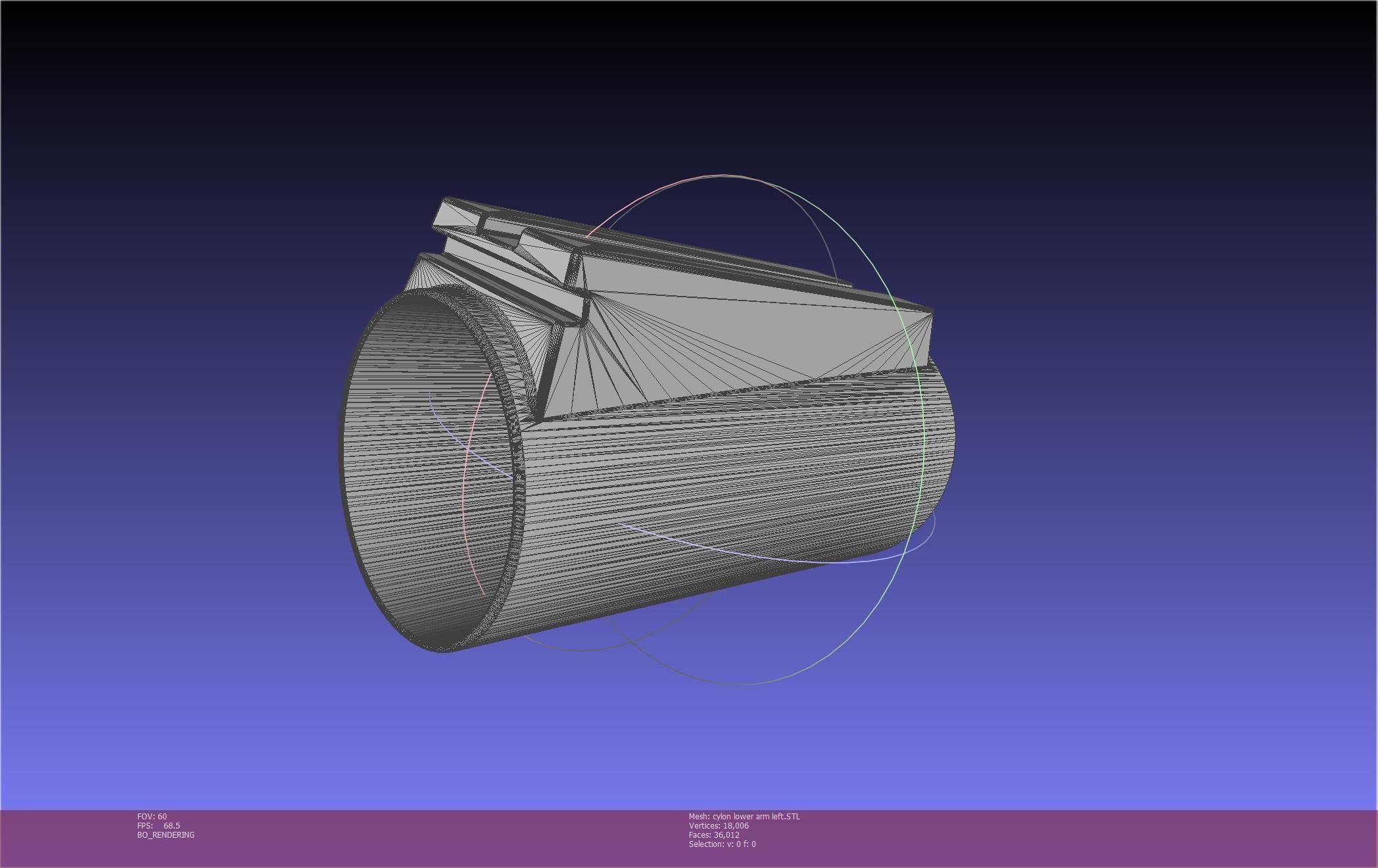 Battlestar Galactica Cylon Armpieces Printable Parts 3D print model_67