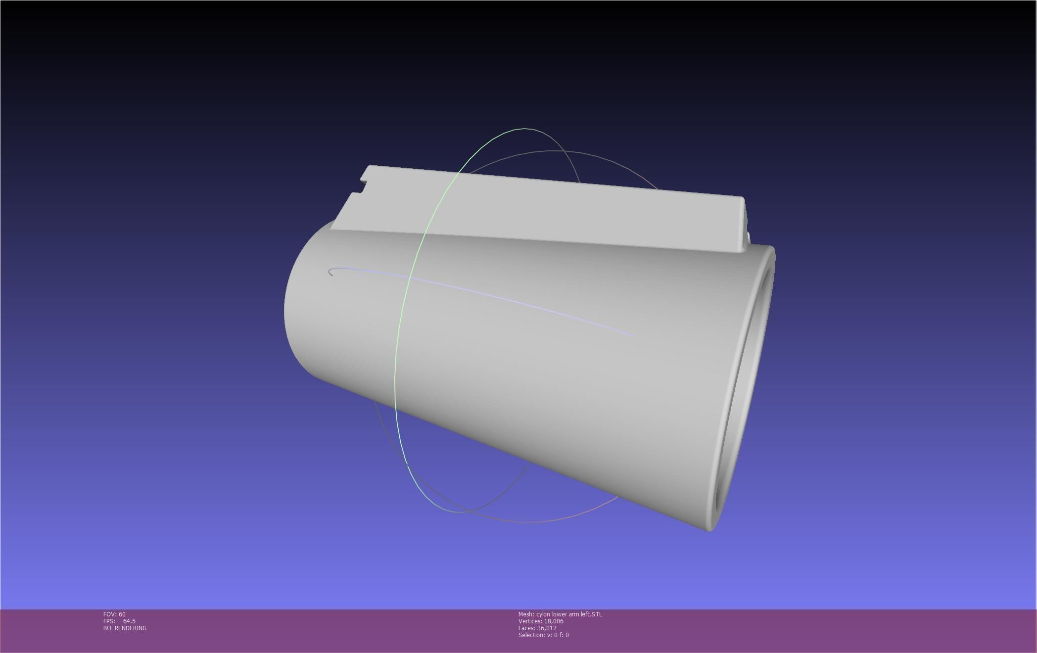 Battlestar Galactica Cylon Armpieces Printable Parts 3D print model_75