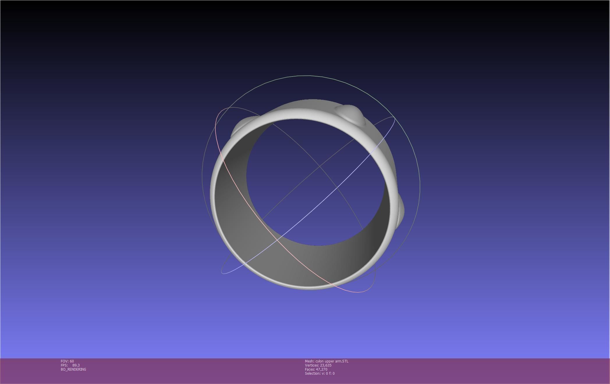 Battlestar Galactica Cylon Armpieces Printable Parts 3D print model_62