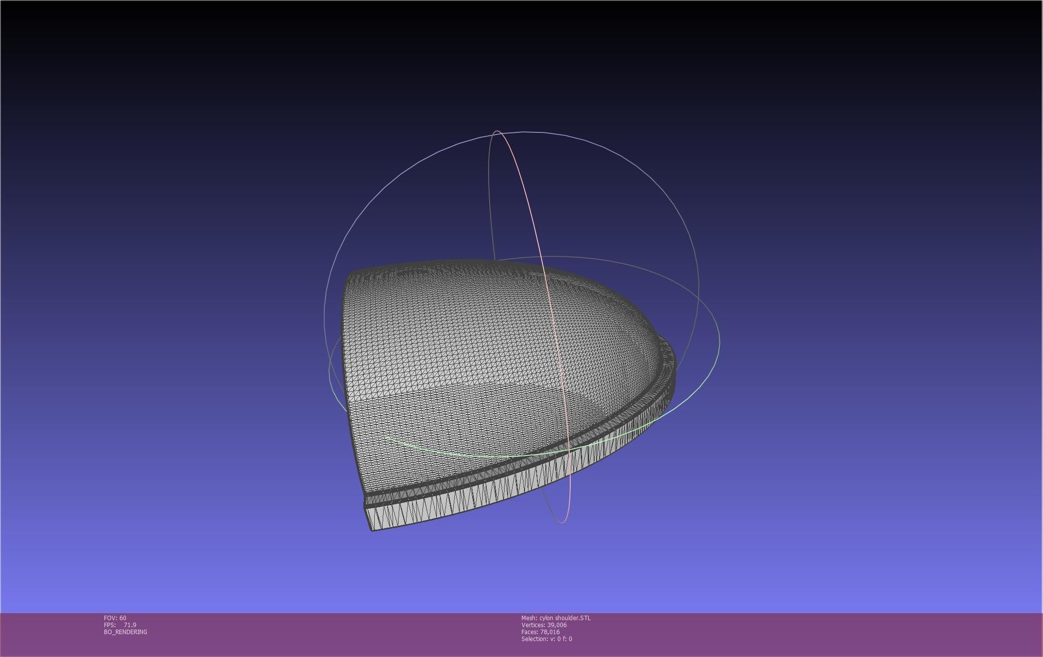 Battlestar Galactica Cylon Armpieces Printable Parts 3D print model_4