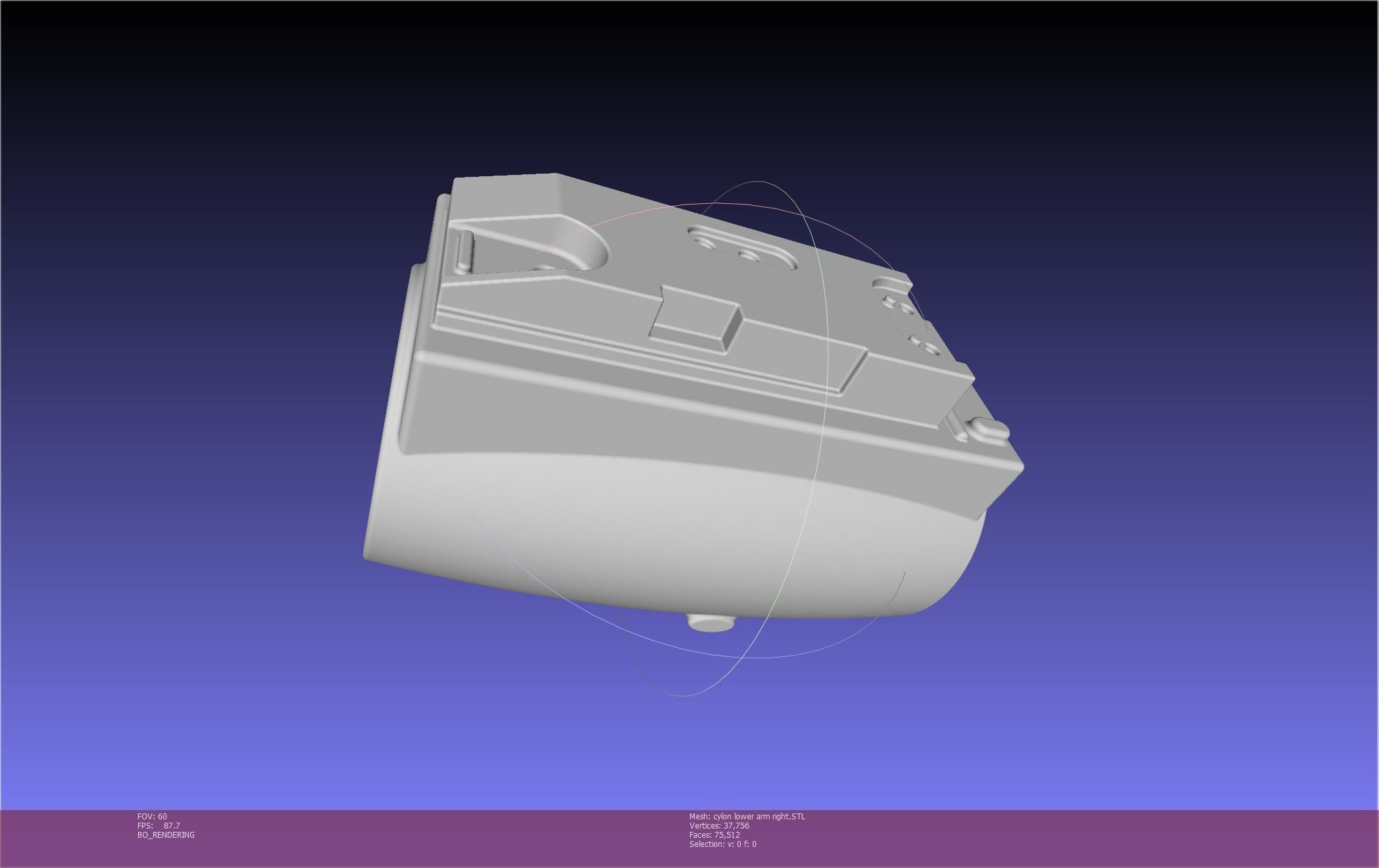 Battlestar Galactica Cylon Armpieces Printable Parts 3D print model_136