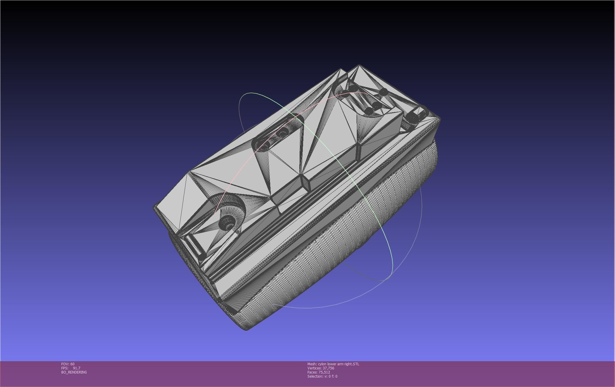 Battlestar Galactica Cylon Armpieces Printable Parts 3D print model_109