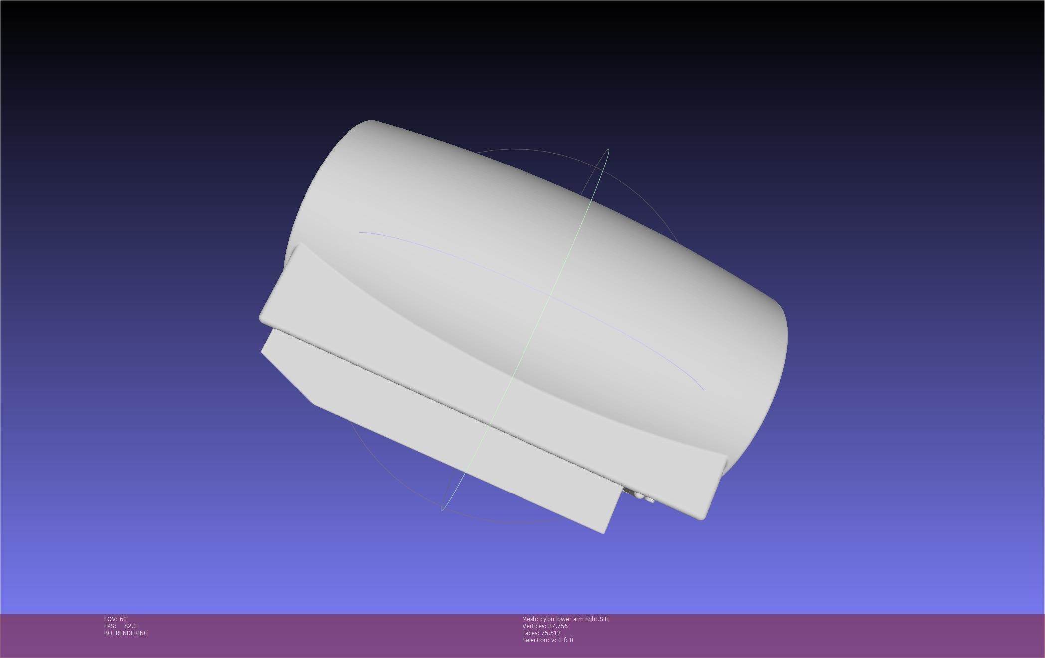 Battlestar Galactica Cylon Armpieces Printable Parts 3D print model_93